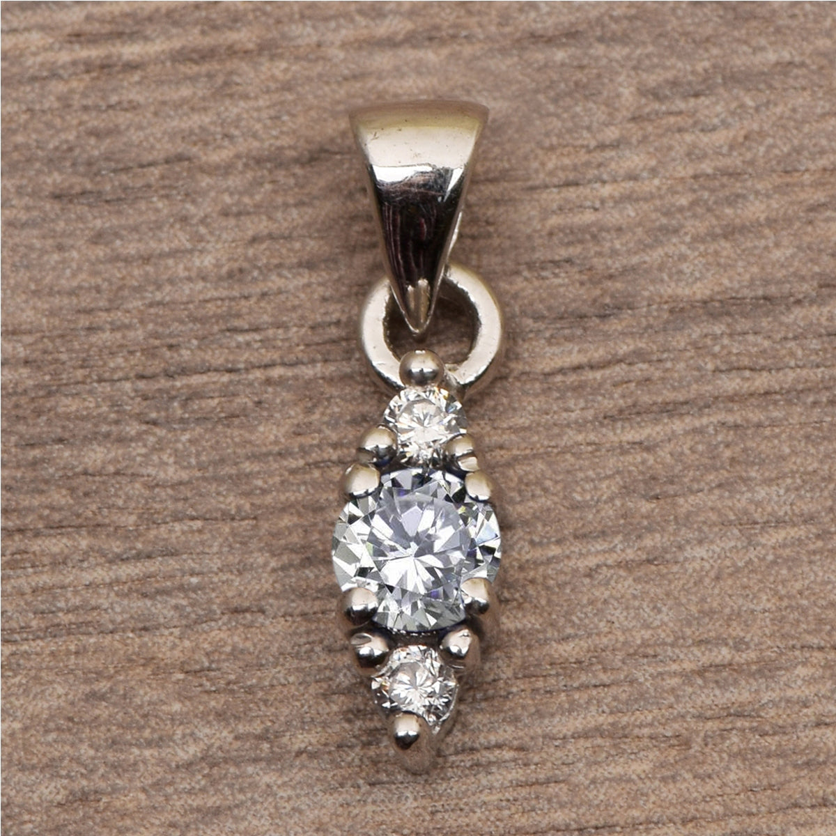 Three Stone Multi Choice Gemstone Pendant
