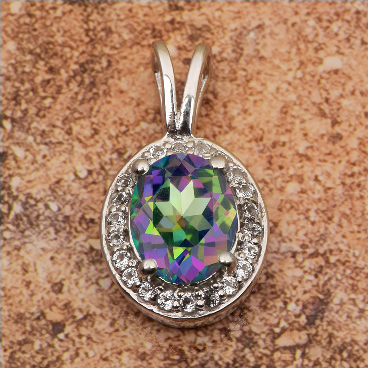 Celtic Style Multi Choice Gemstone Pendant
