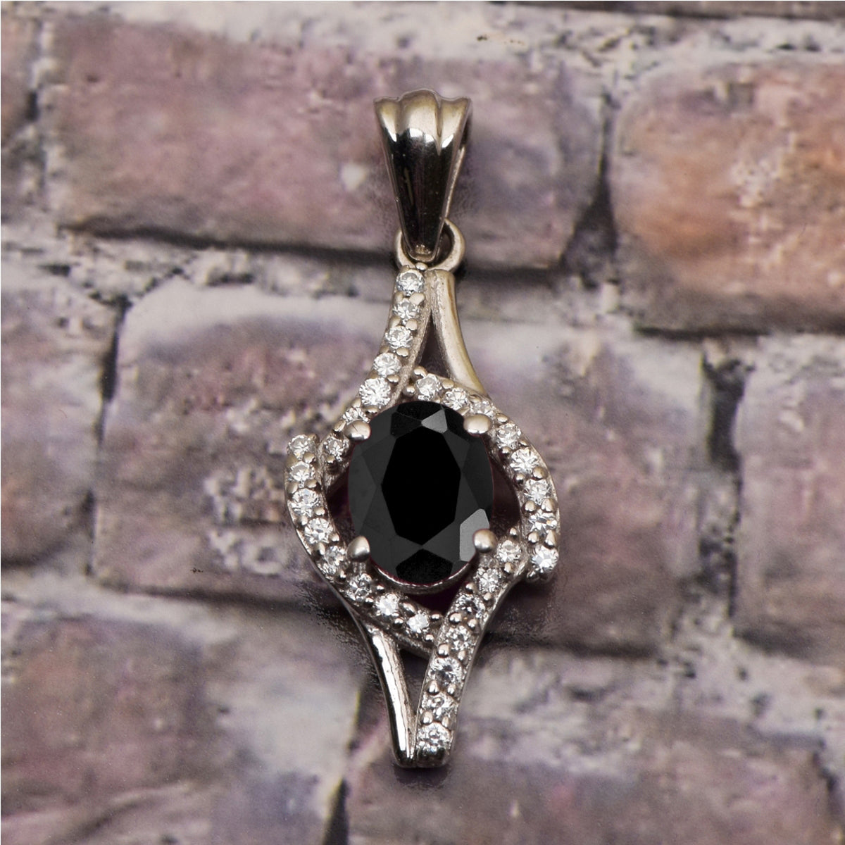 Art Deco Multi Choice Gemstone Pendant