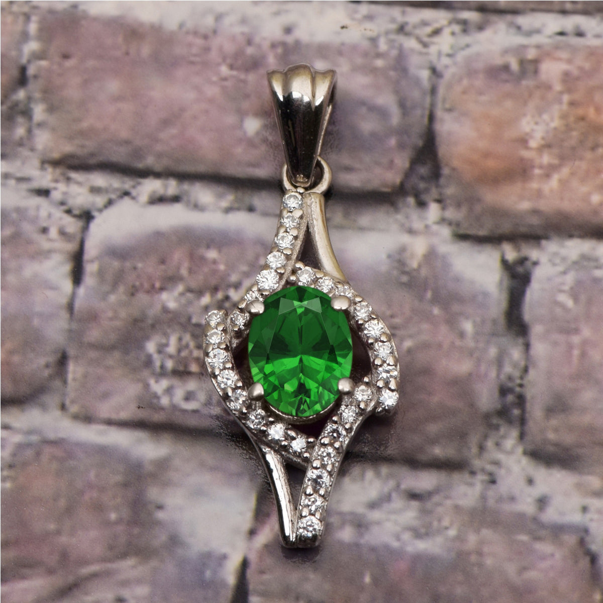 Art Deco Multi Choice Gemstone Pendant