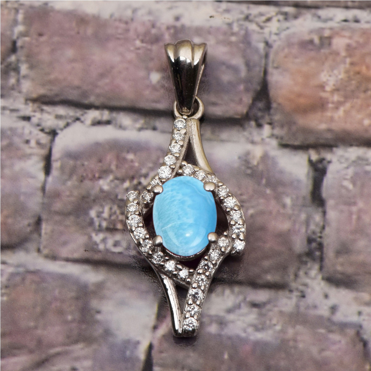 Art Deco Multi Choice Gemstone Pendant