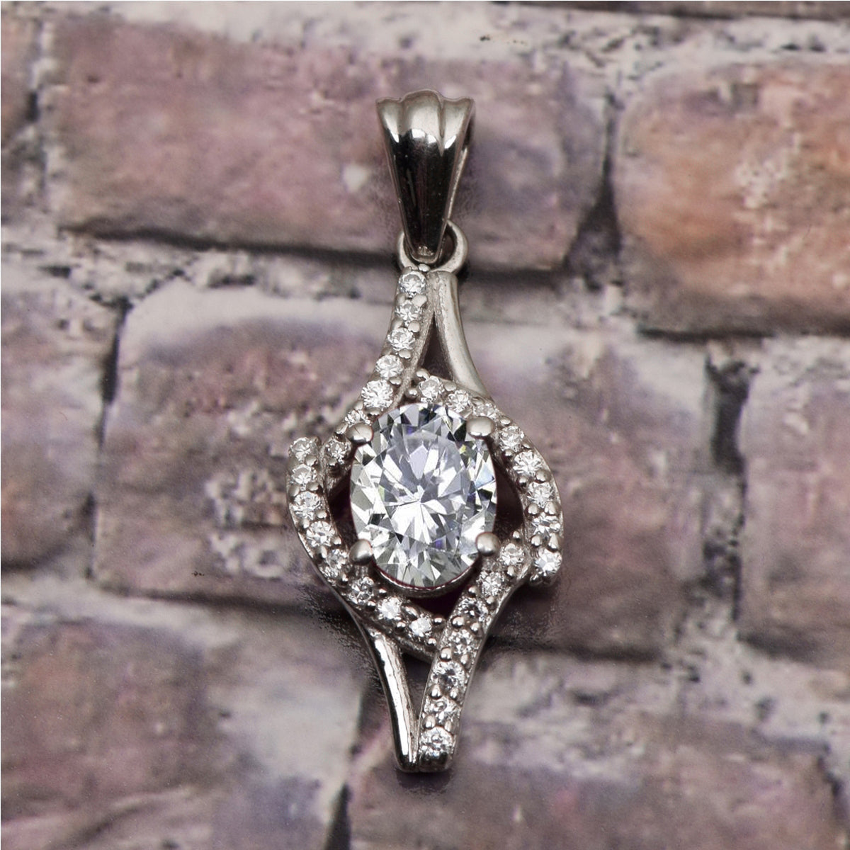 Art Deco Multi Choice Gemstone Pendant
