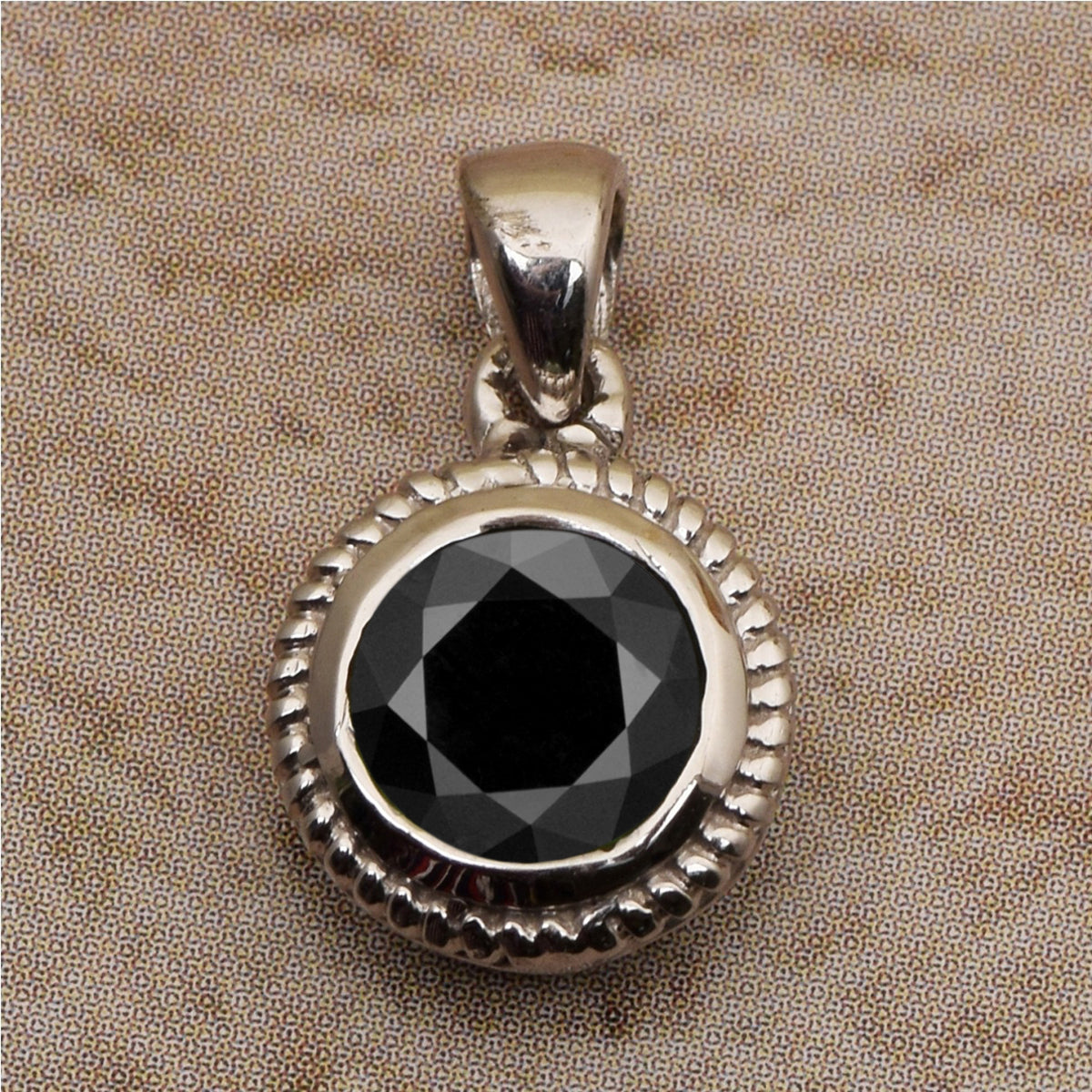 Round Braided Style Multi Choice Gemstone Pendant