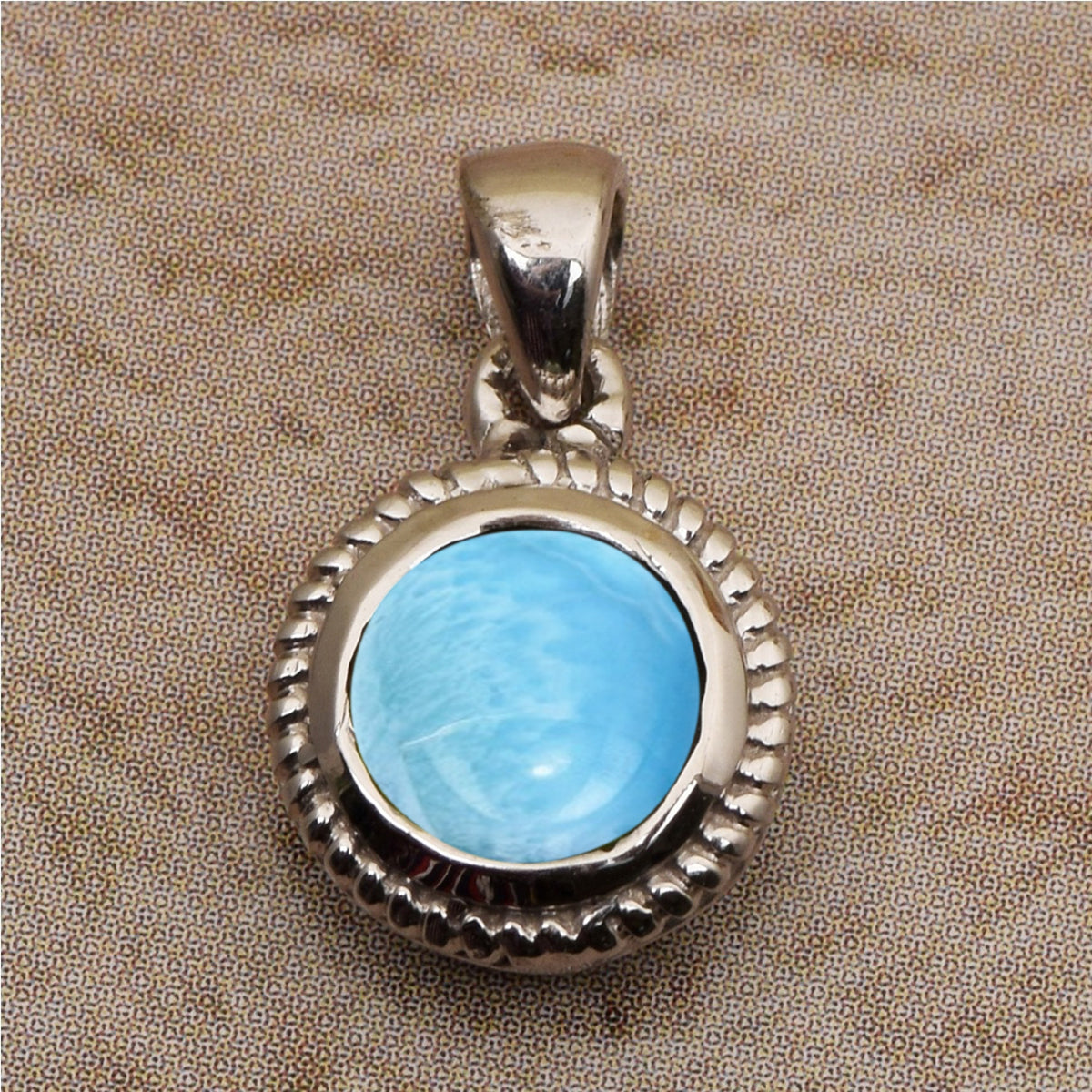 Round Braided Style Multi Choice Gemstone Pendant