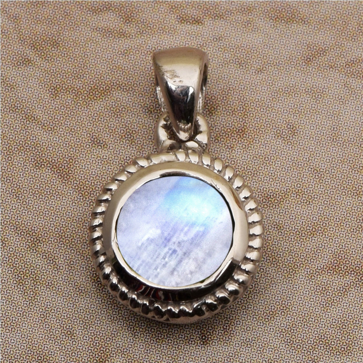 Round Braided Style Multi Choice Gemstone Pendant