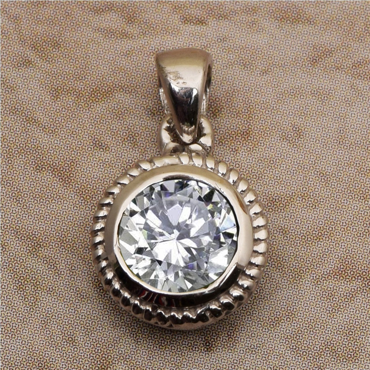 Round Braided Style Multi Choice Gemstone Pendant