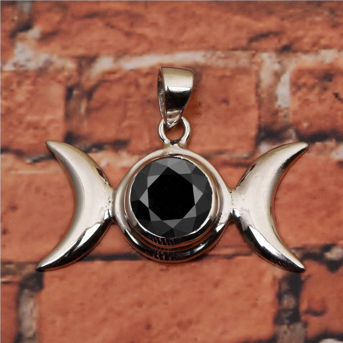 Celtic Style Round Cut Multi Choice Gemstone Pendant