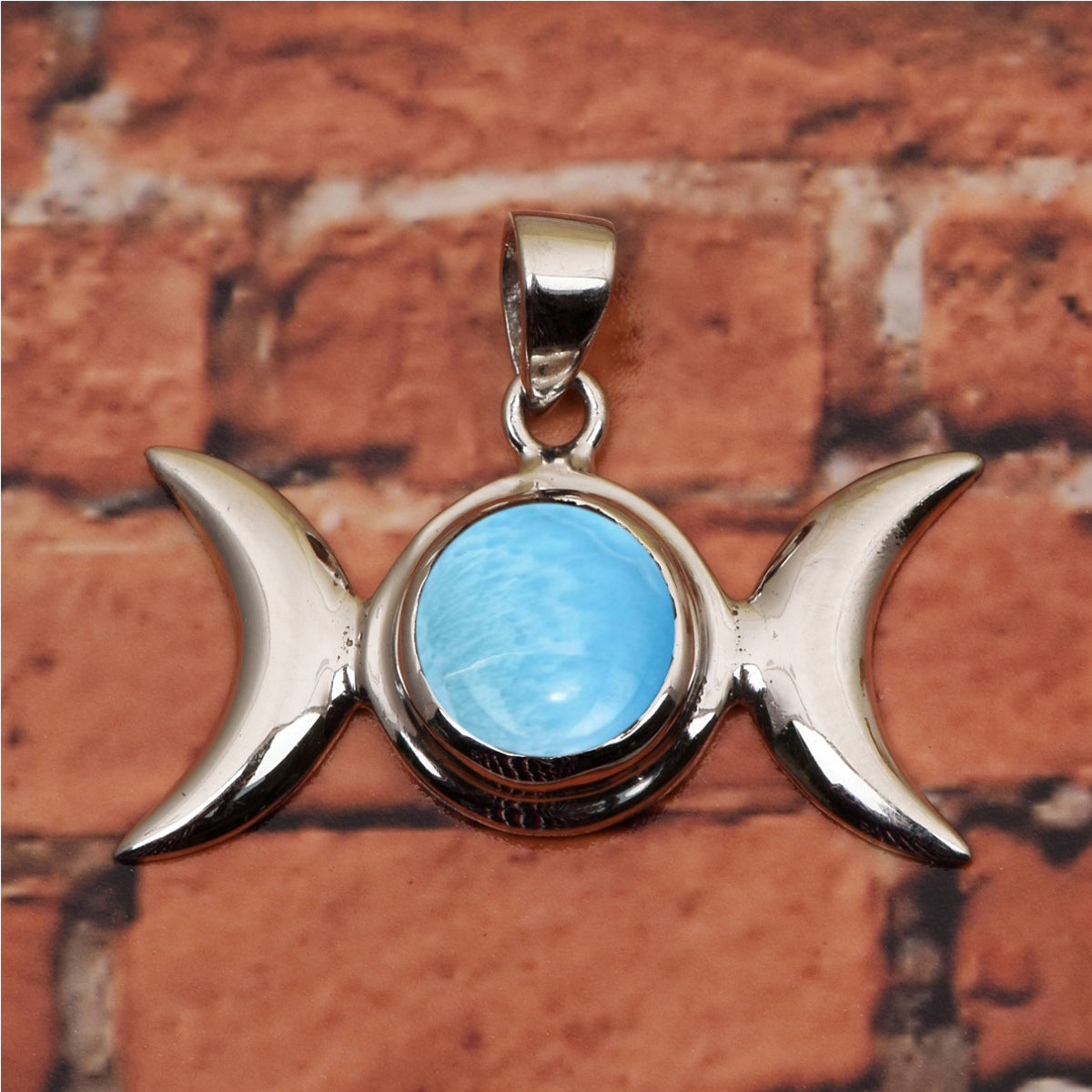 Celtic Style Round Cut Multi Choice Gemstone Pendant