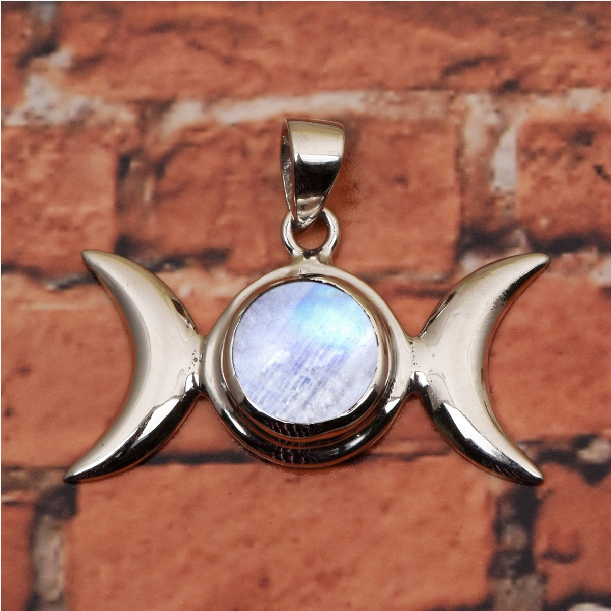 Celtic Style Round Cut Multi Choice Gemstone Pendant