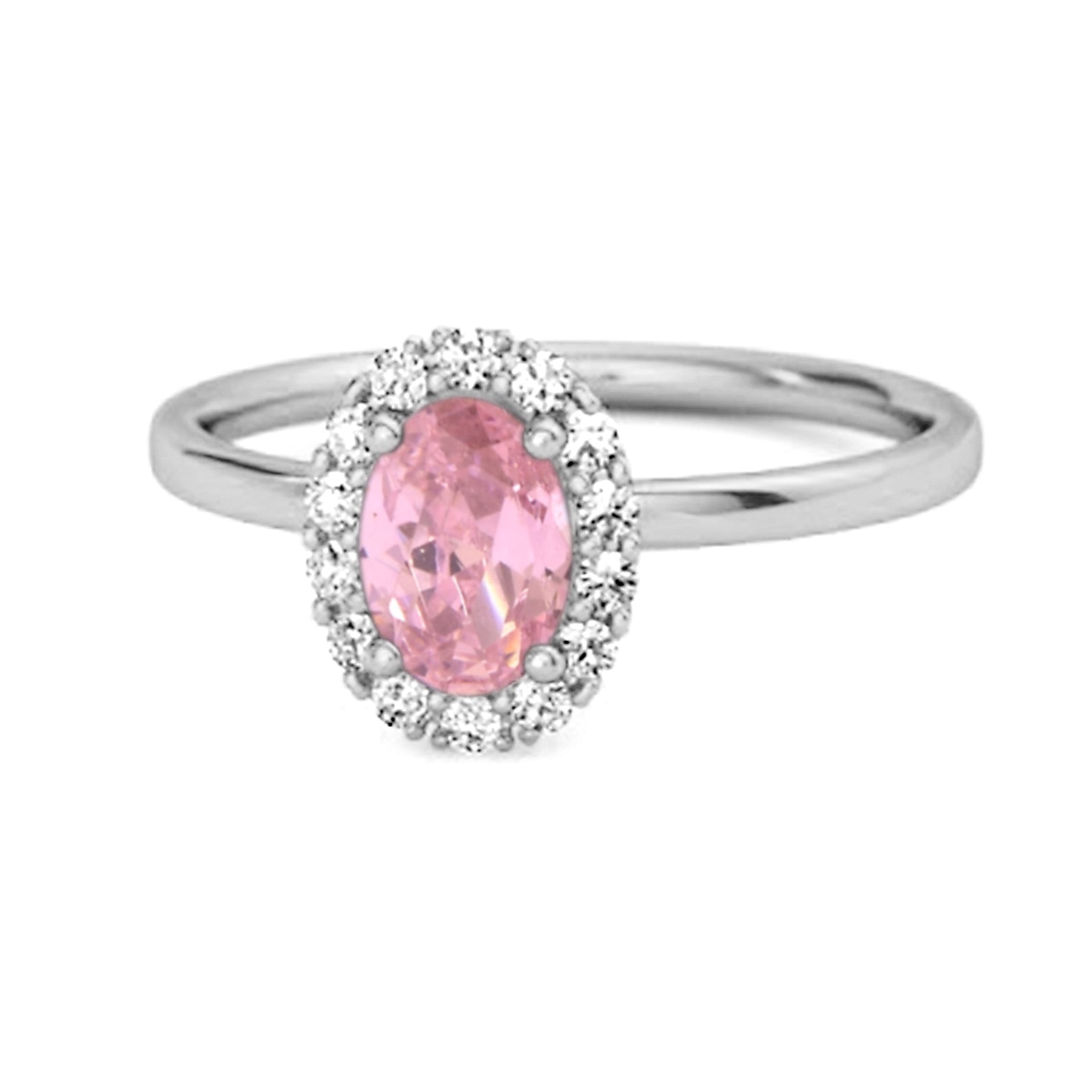 Pink Zirconia ring