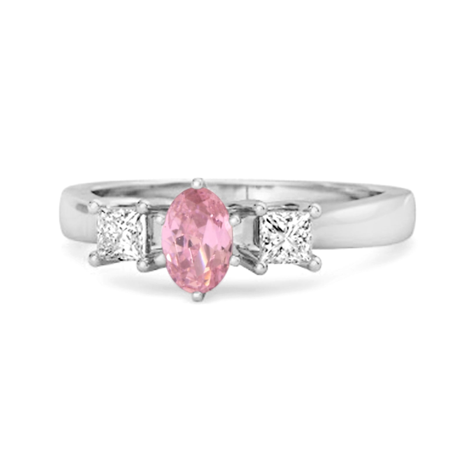 Pink Zirconia ring