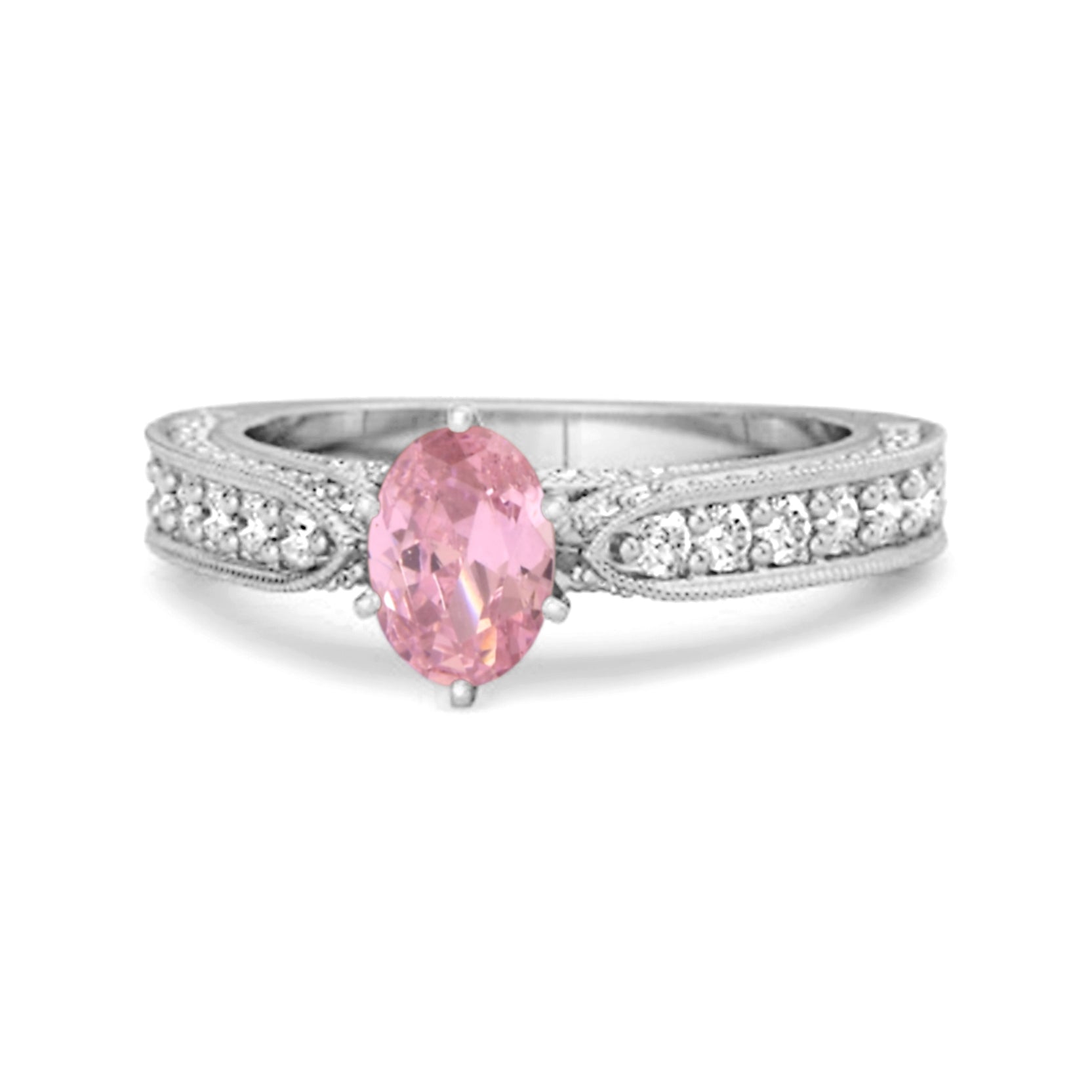 Pink Zirconia ring