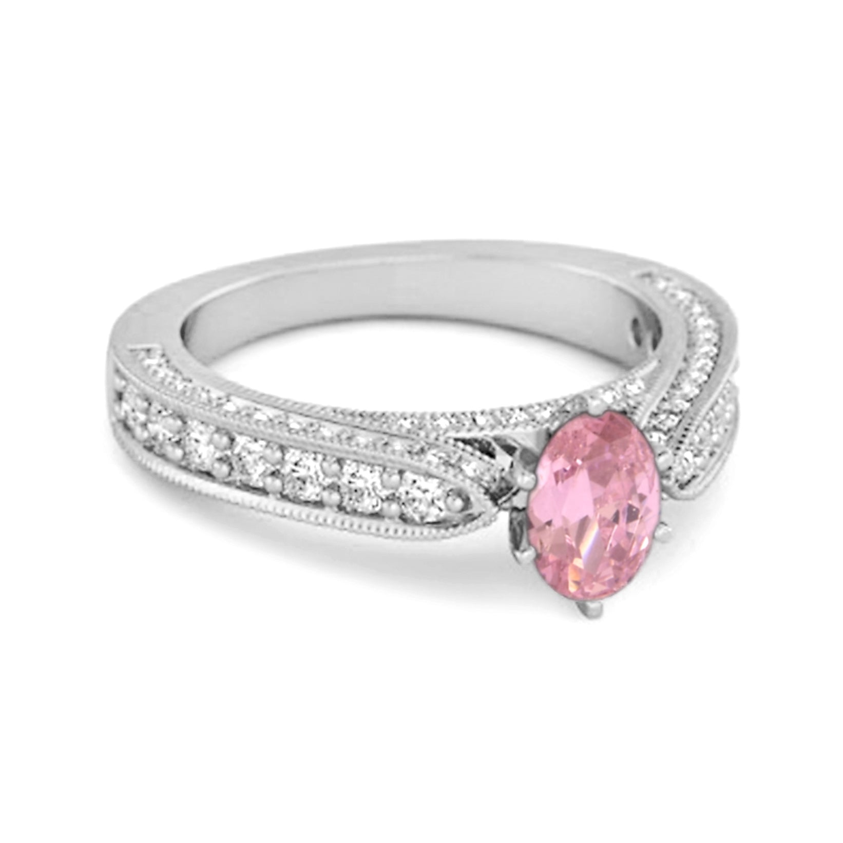 Pink Zirconia ring