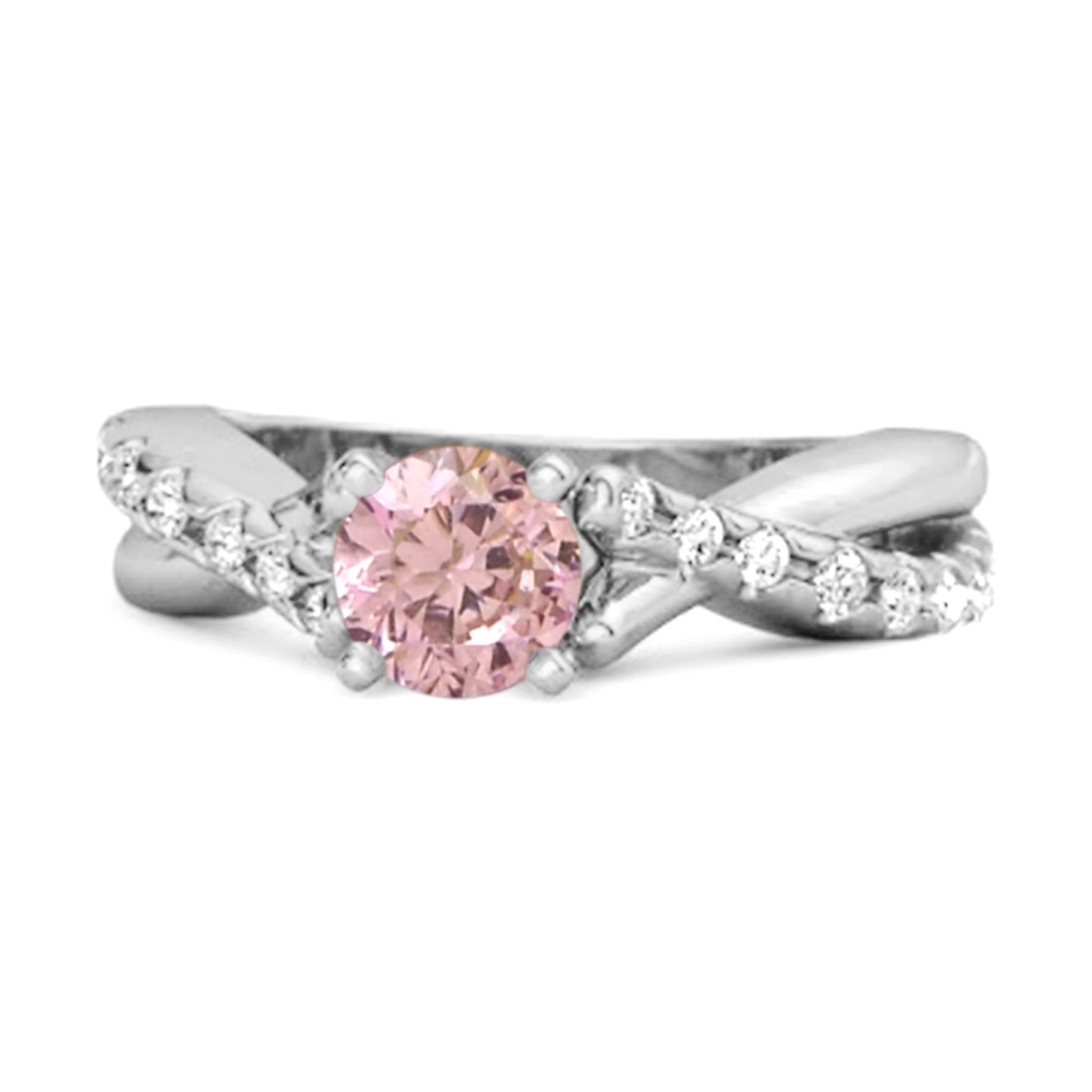 Pink Zirconia ring