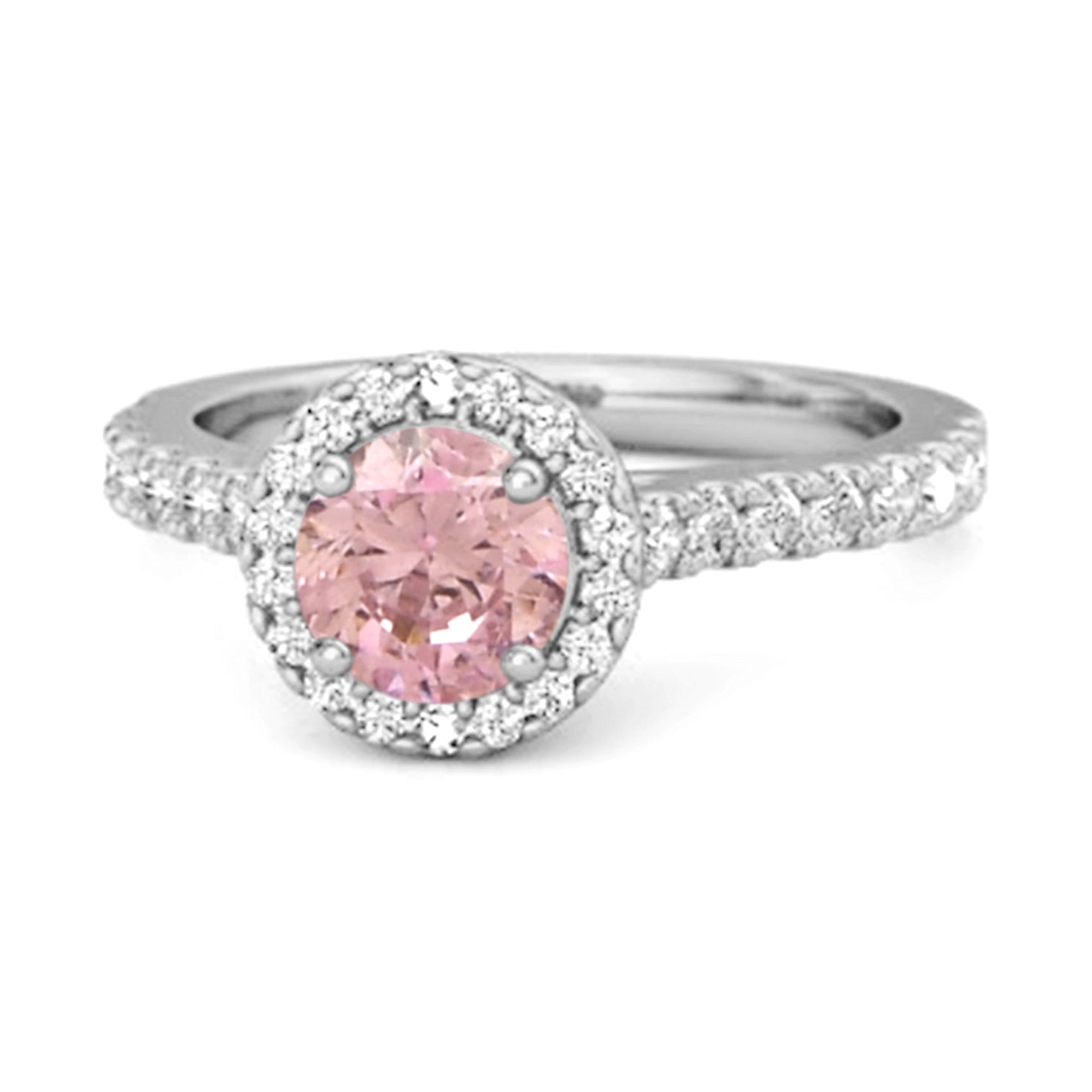 Pink Zirconia ring