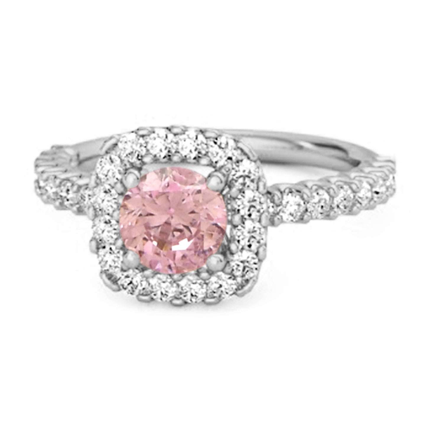 Pink Zirconia ring