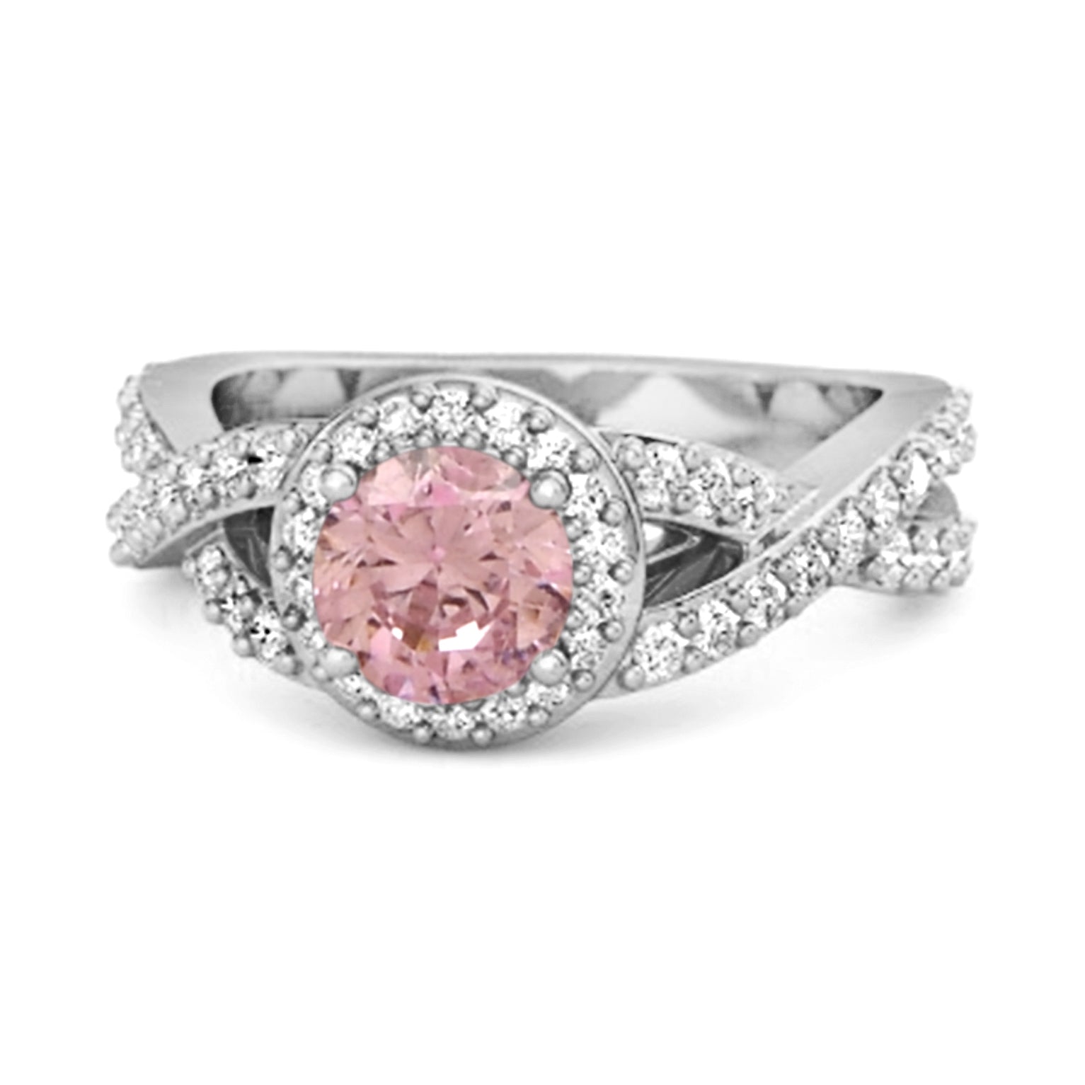 Pink Zirconia ring