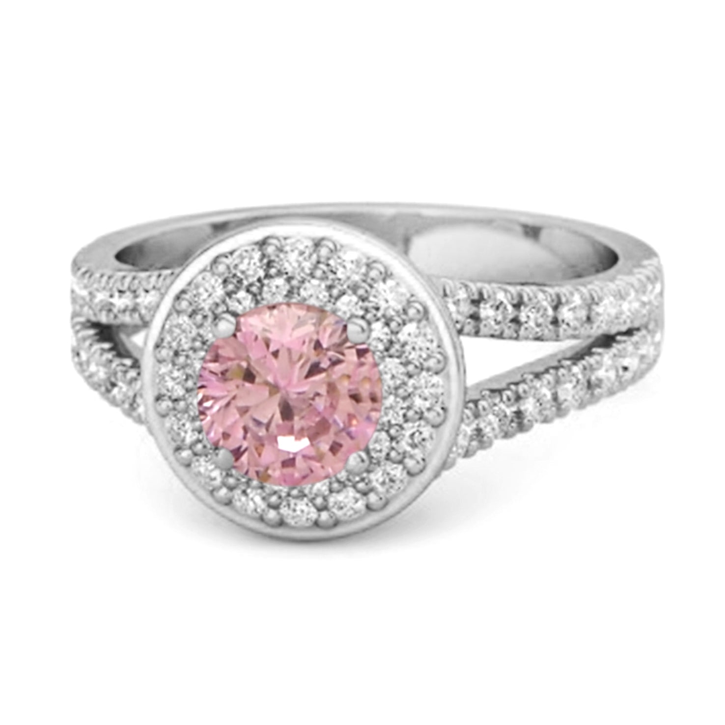 Pink Zirconia ring