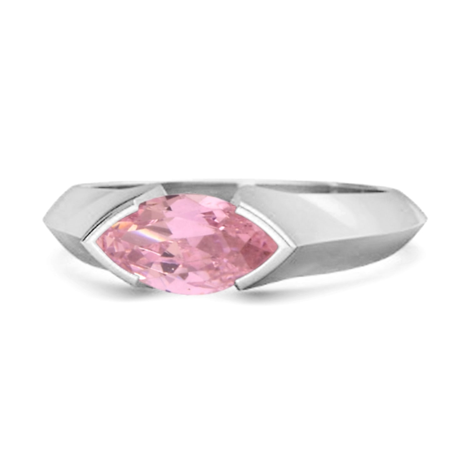 Pink Zirconia ring