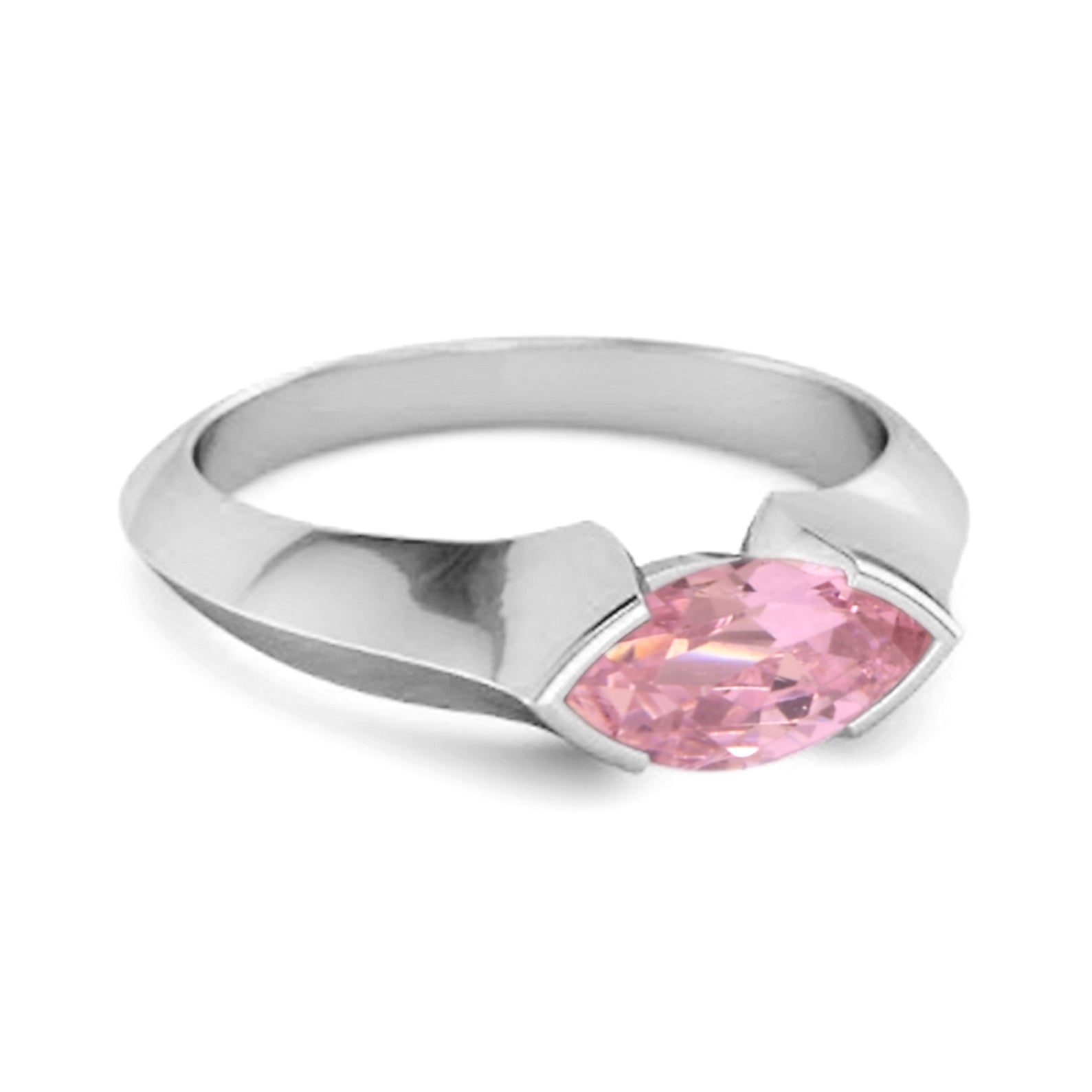 Pink Zirconia ring