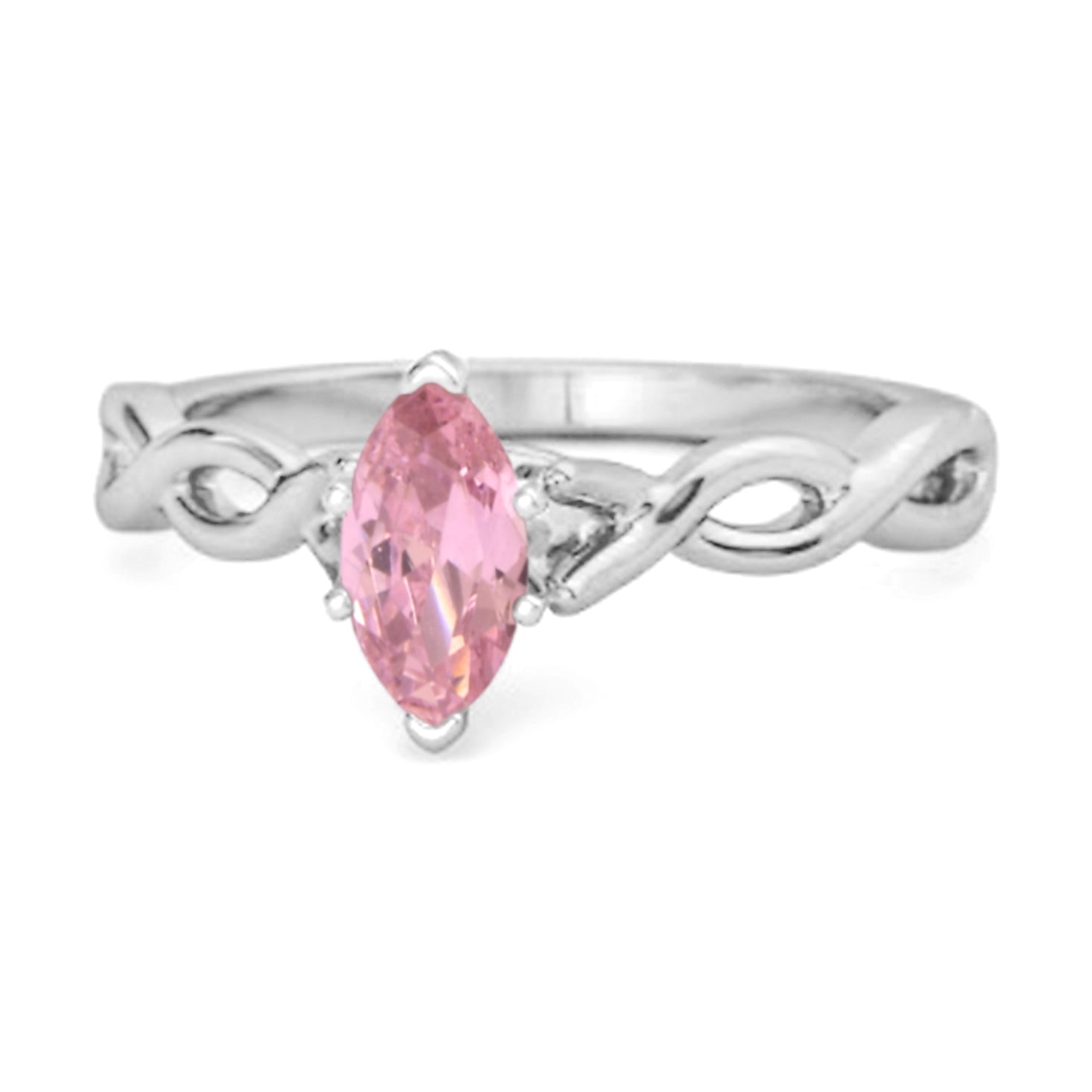 Pink Zirconia ring