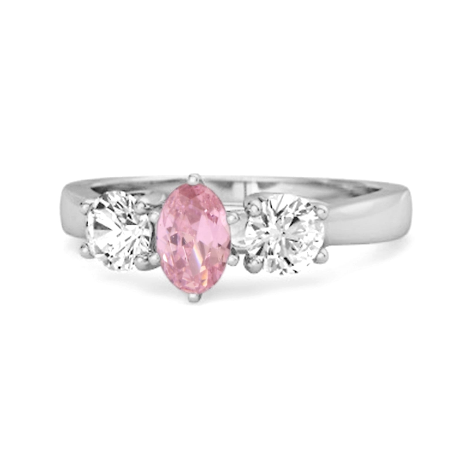 Pink Zirconia ring