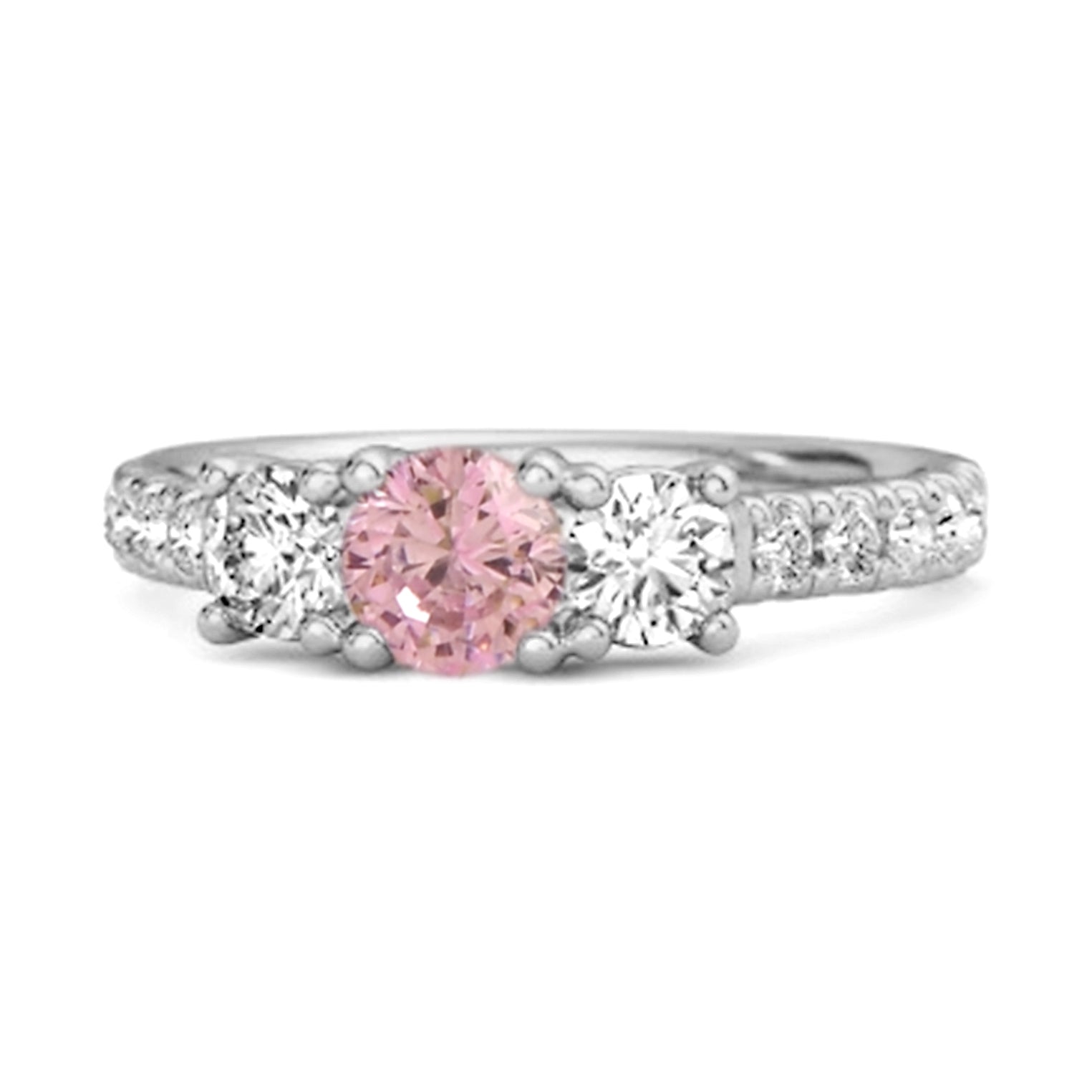 Pink Zirconia ring