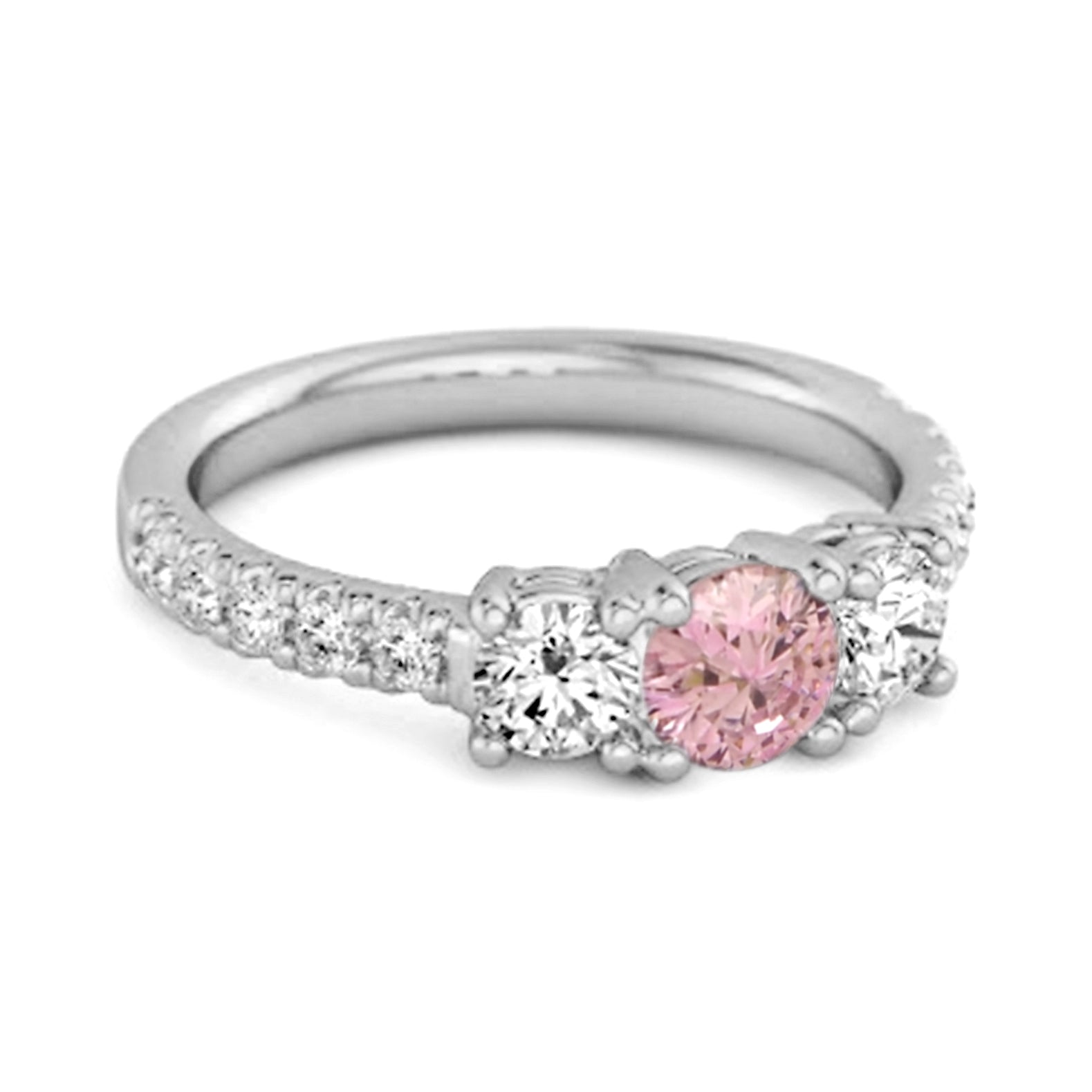 Pink Zirconia ring
