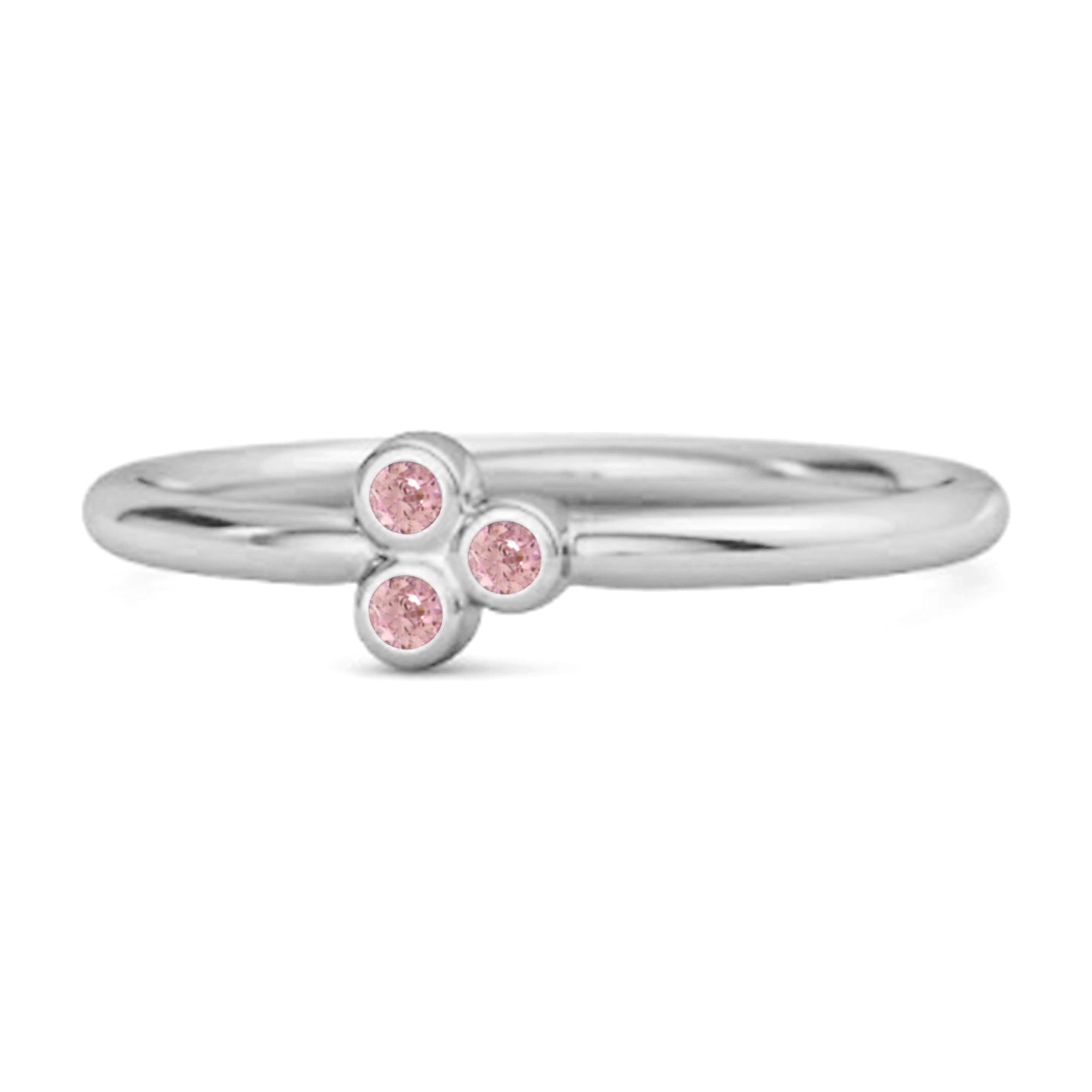 Pink Zirconia ring