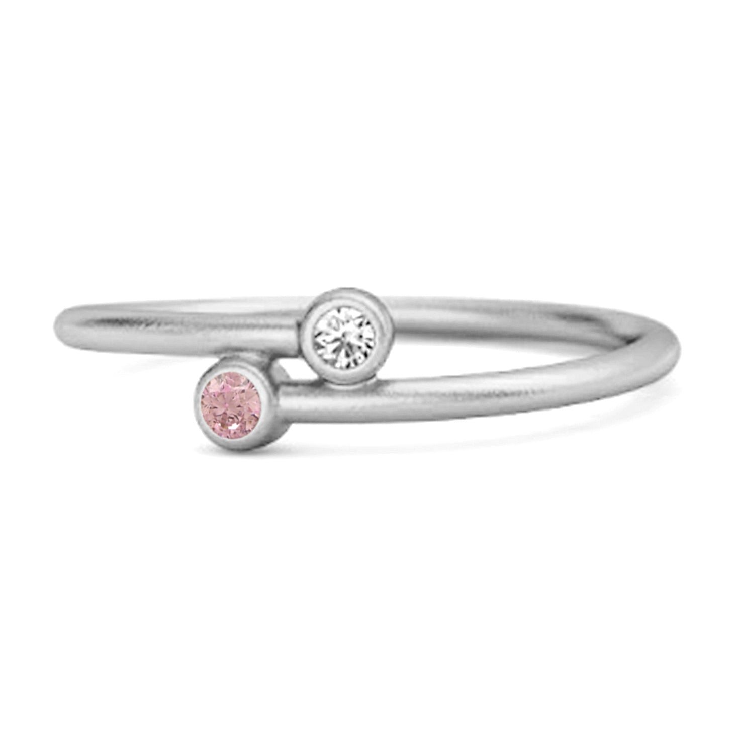 Pink Zirconia ring
