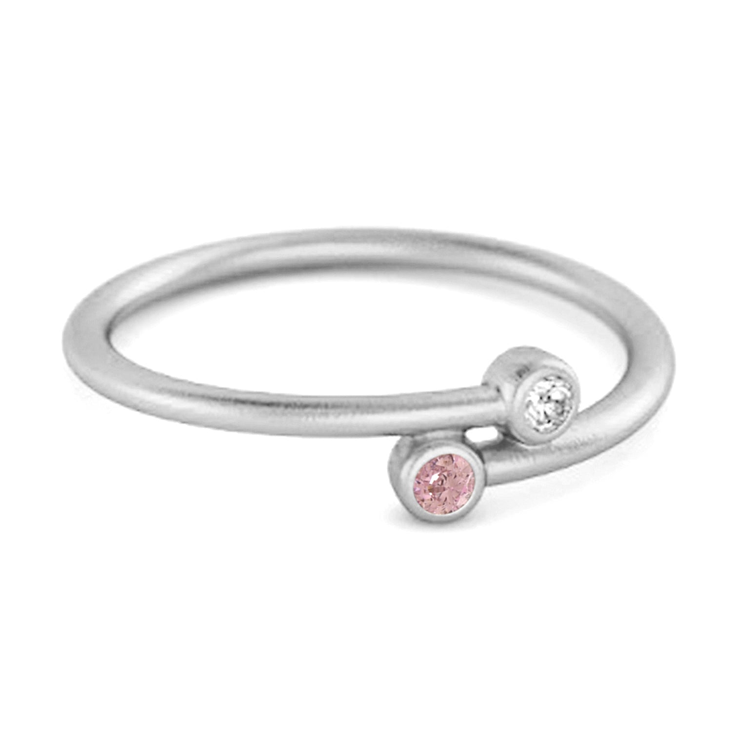 Pink Zirconia ring