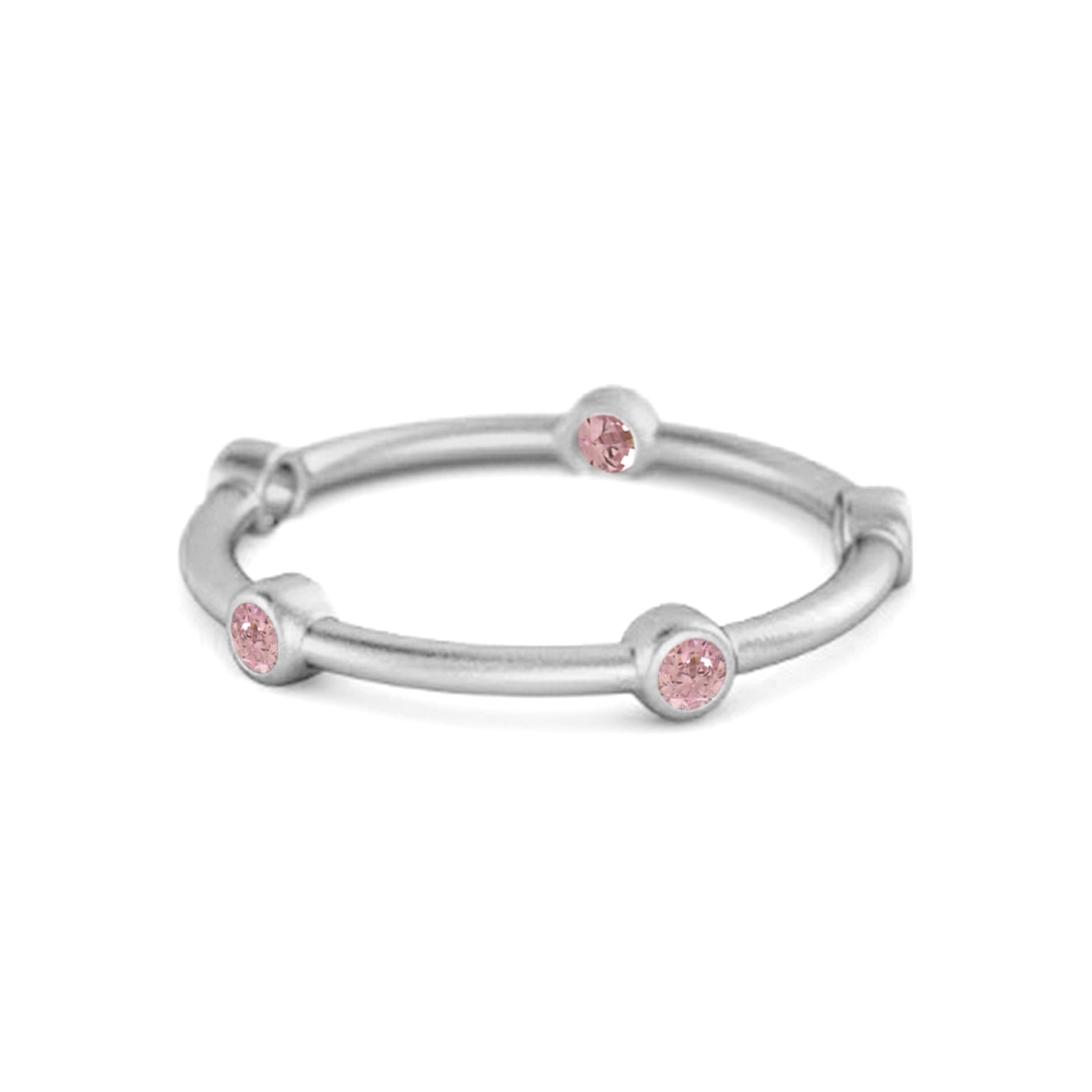 Pink Zirconia ring