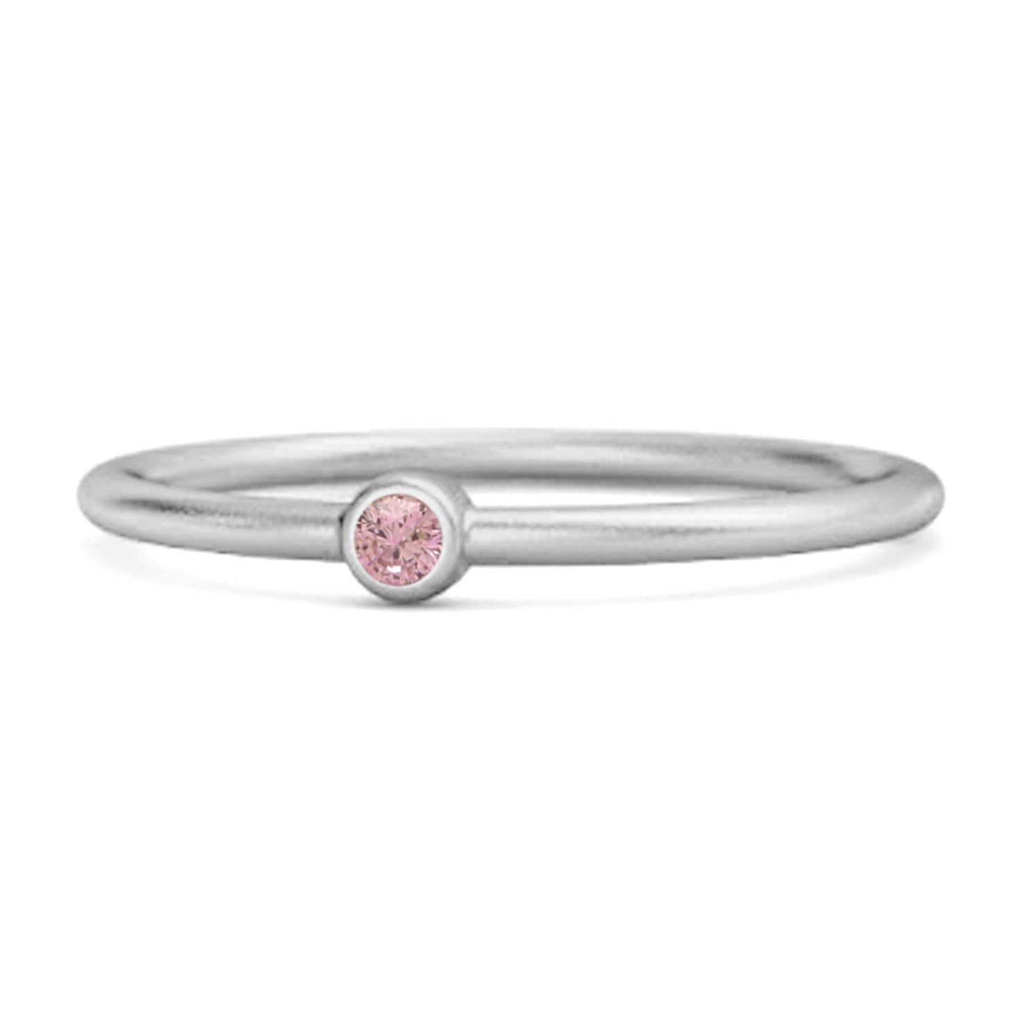 Pink Zirconia ring