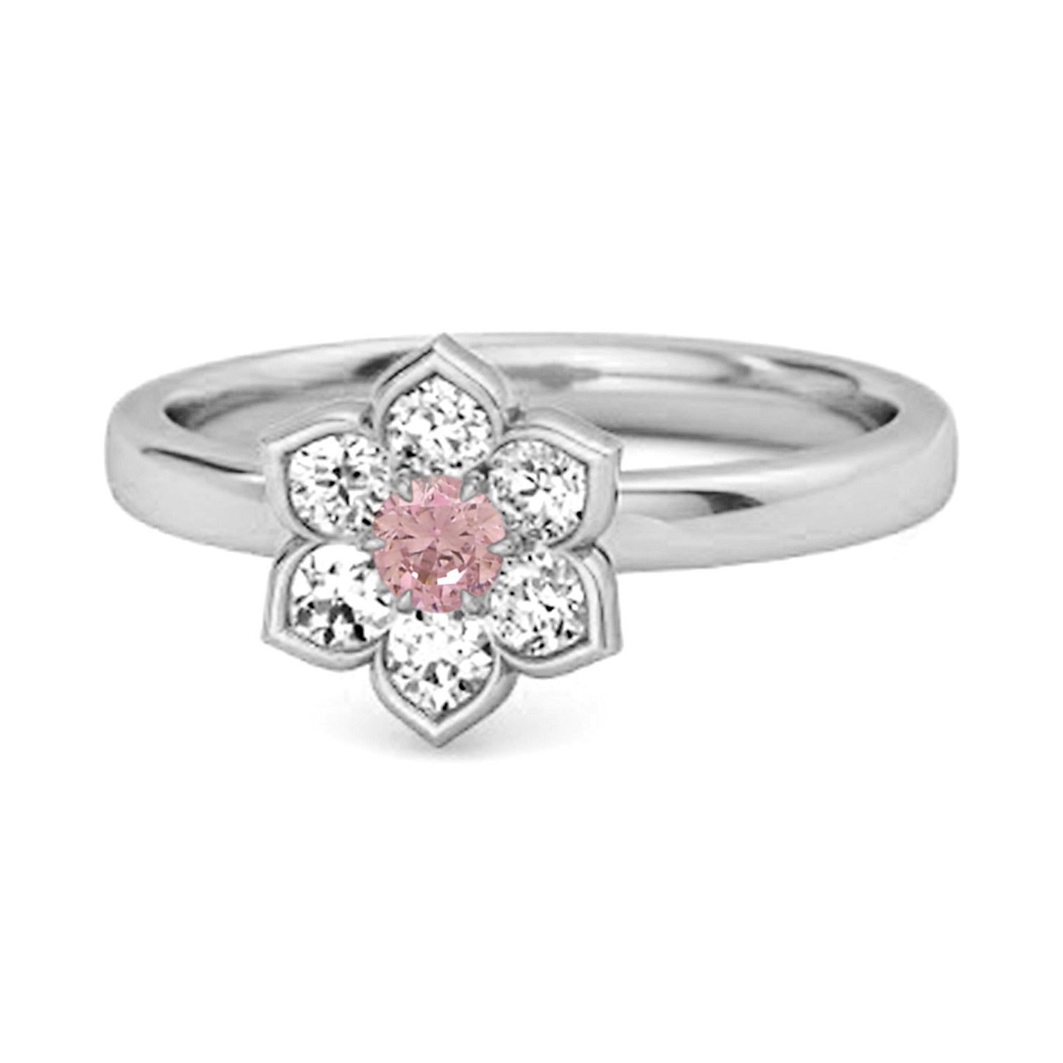 Pink Zirconia ring