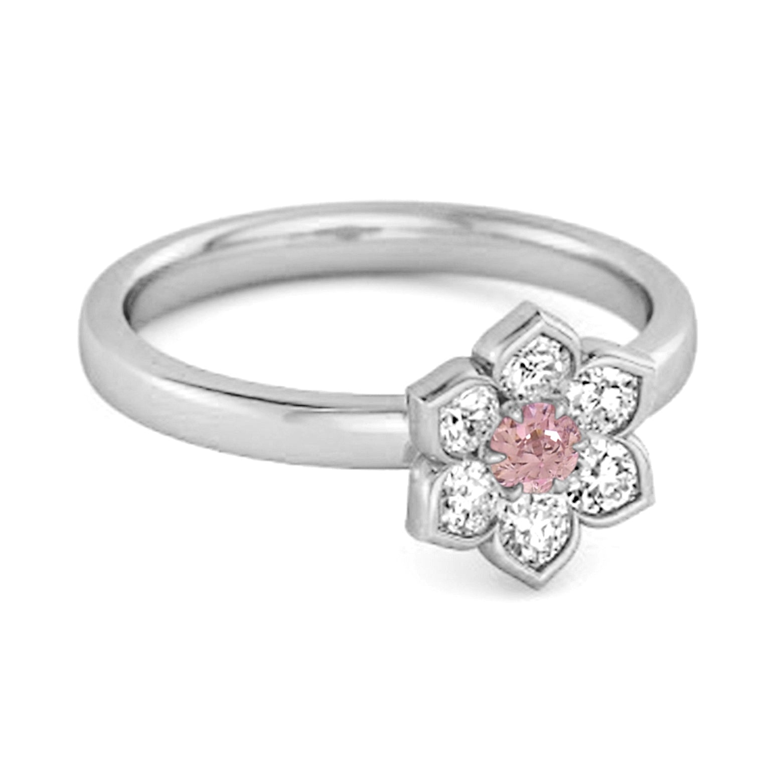Pink Zirconia ring