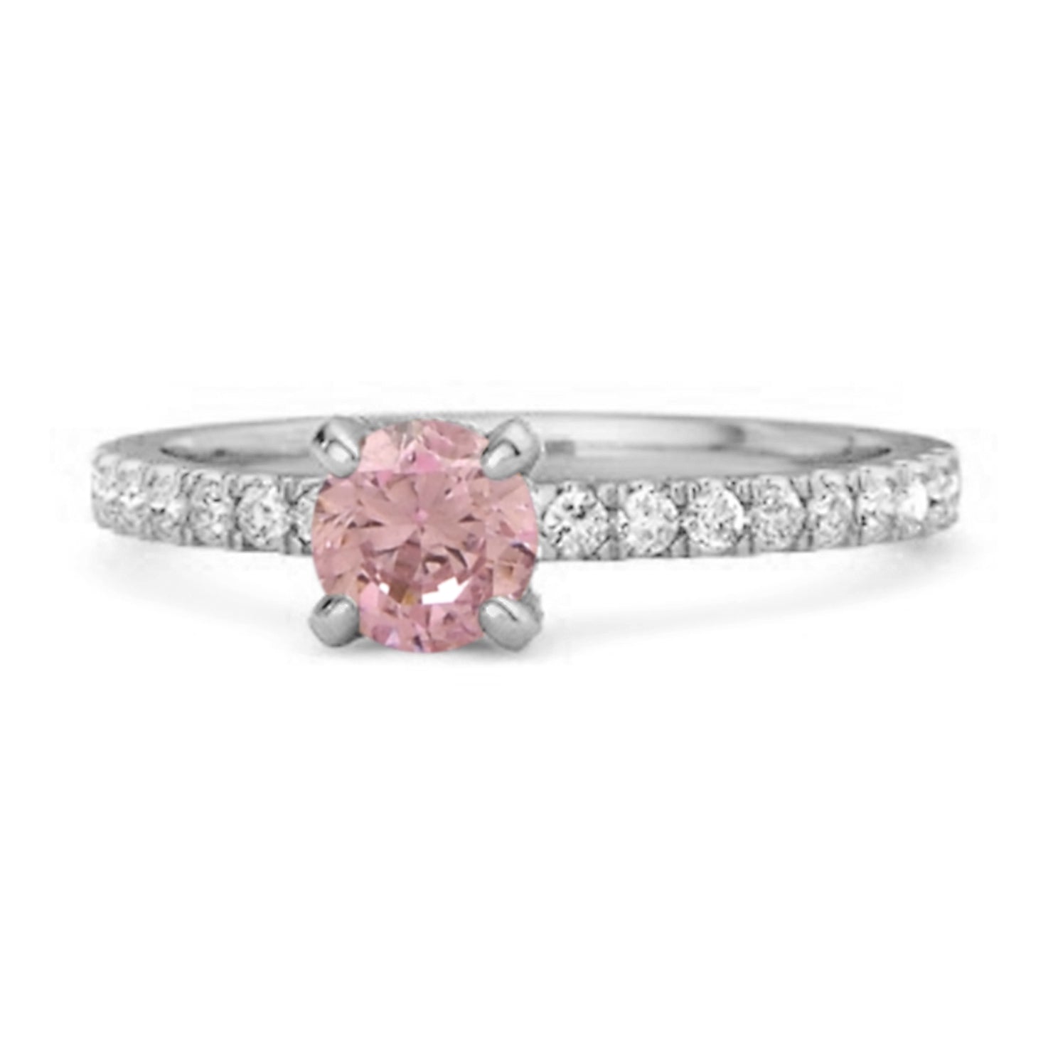Pink Zirconia ring