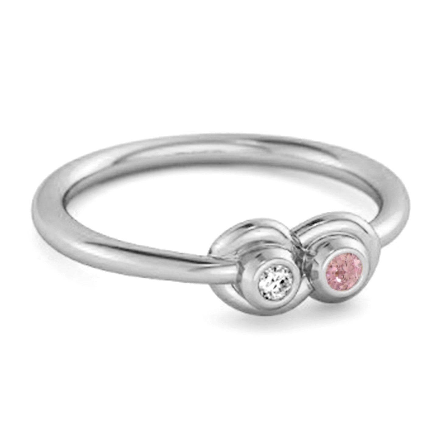 Pink Zirconia ring