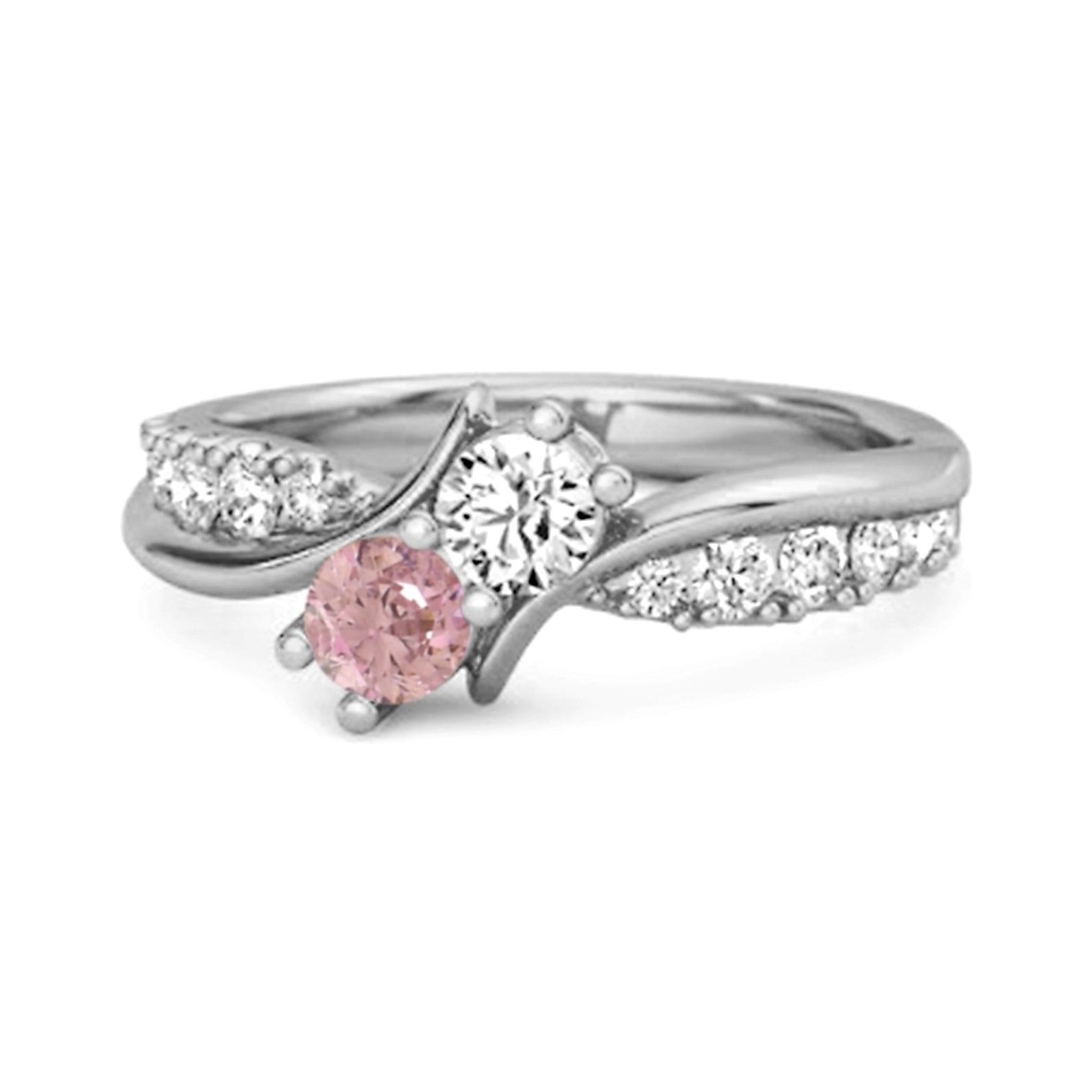 Pink Zirconia ring