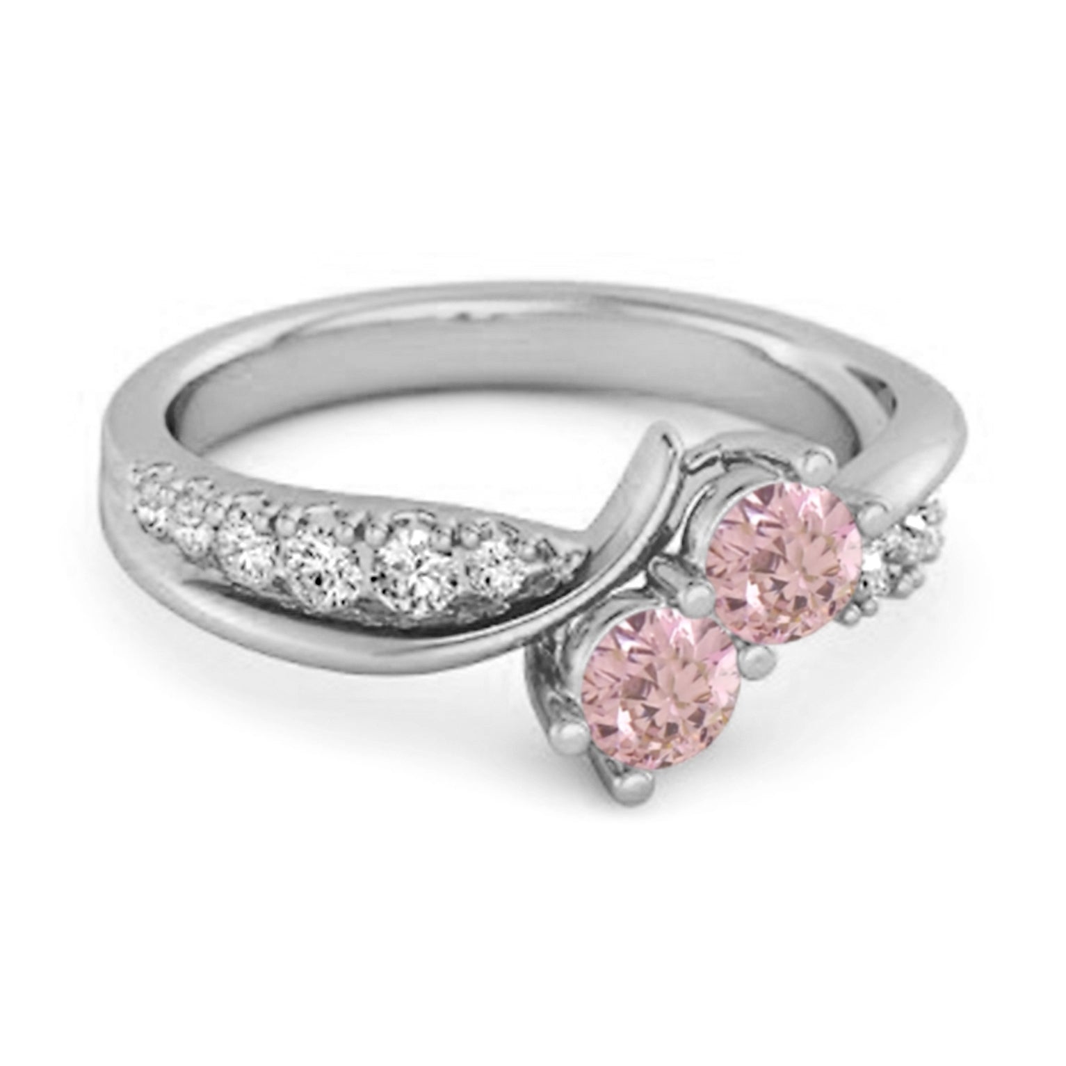 Pink Zirconia ring