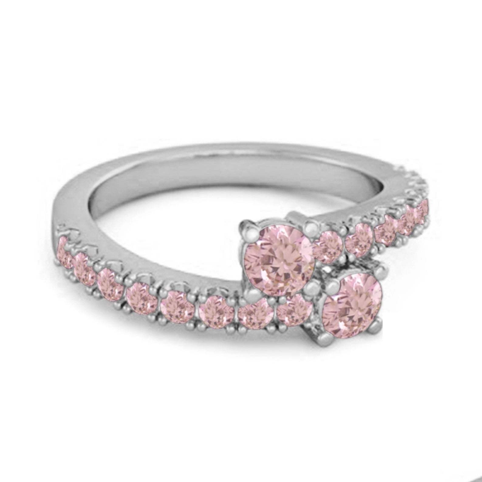 Pink Zirconia ring