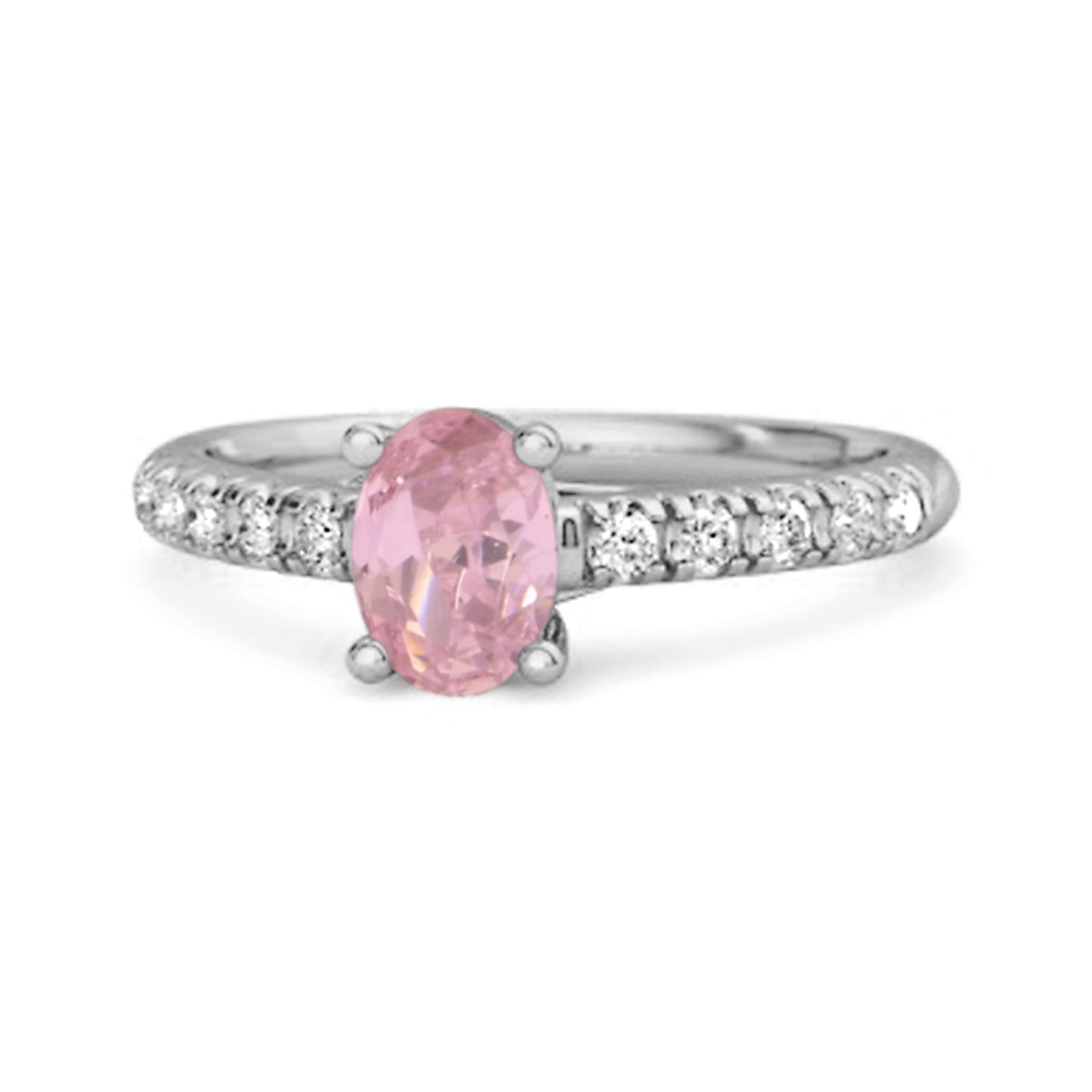 Pink Zirconia ring