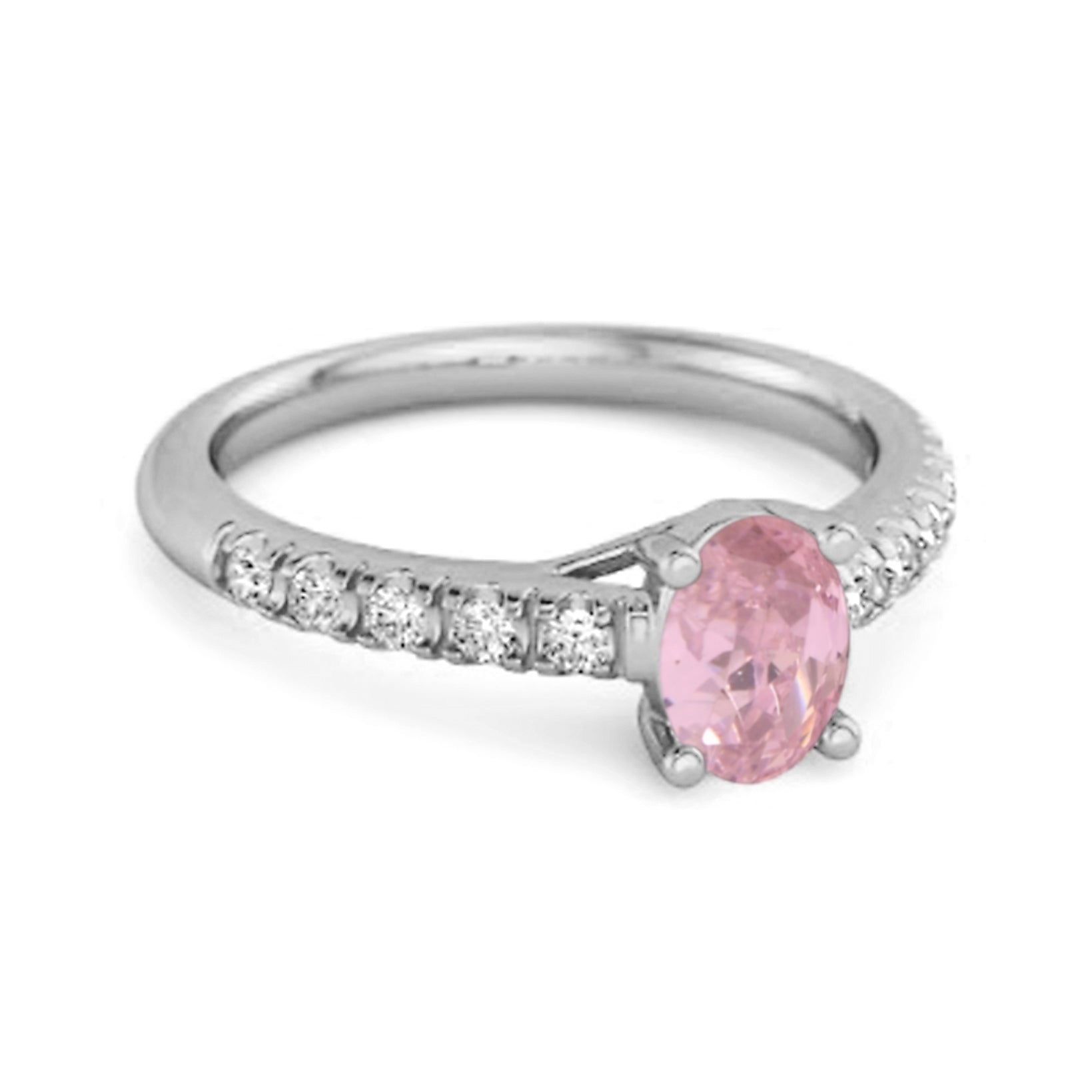 Pink Zirconia ring