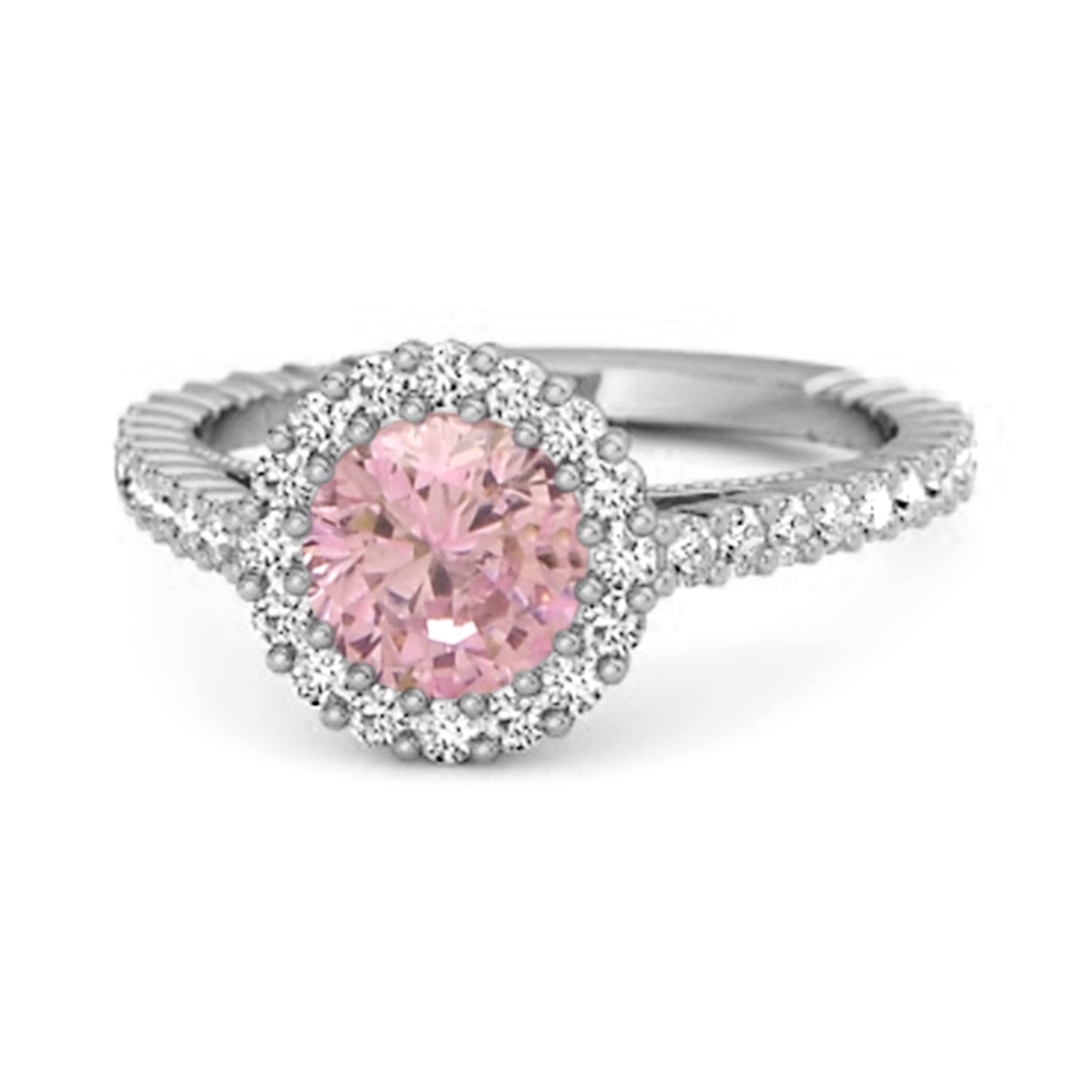 Pink Zirconia ring