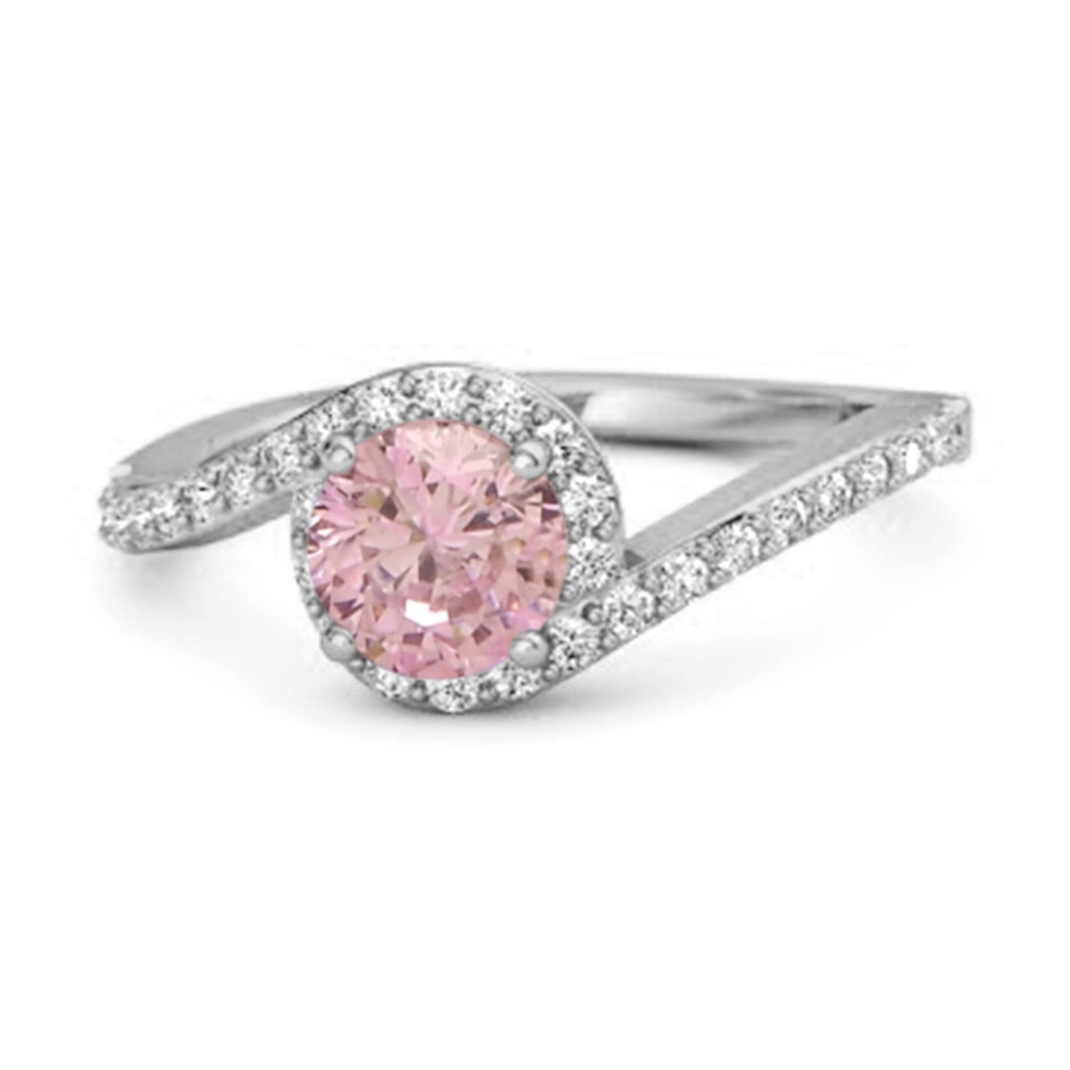 Pink Zirconia ring