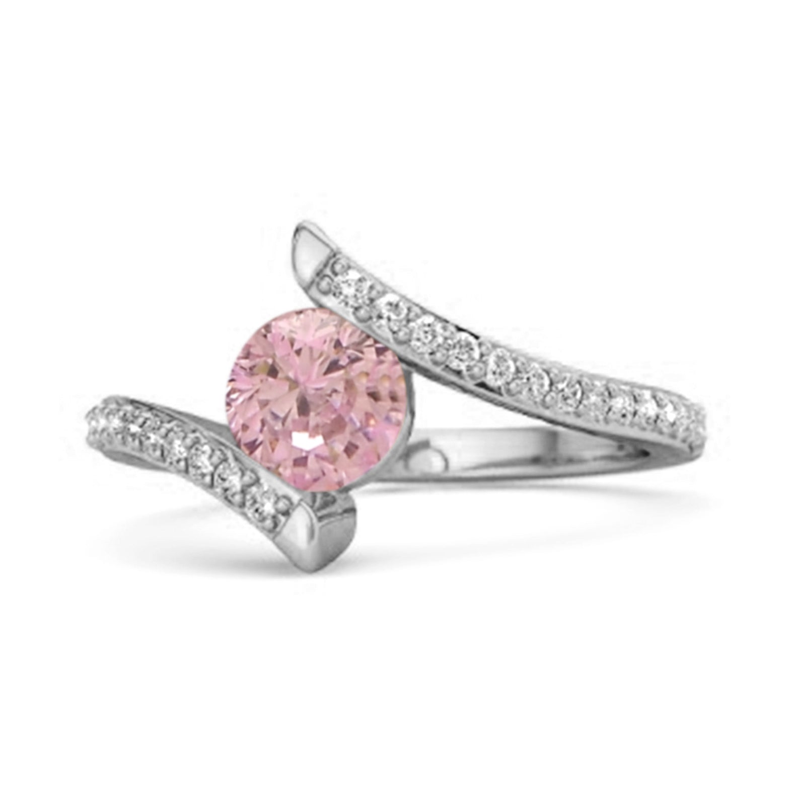 Pink Zirconia ring