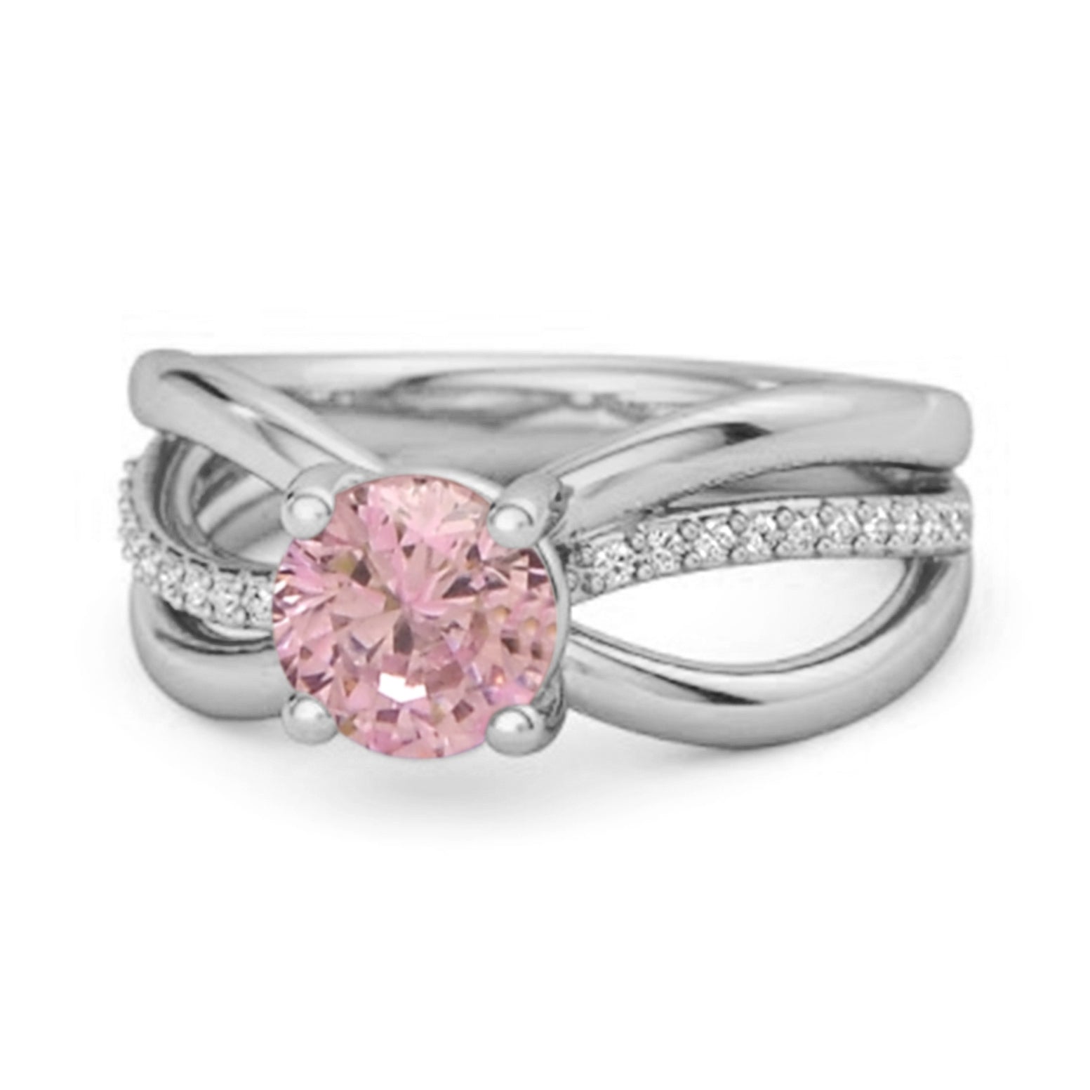 Pink Zirconia ring
