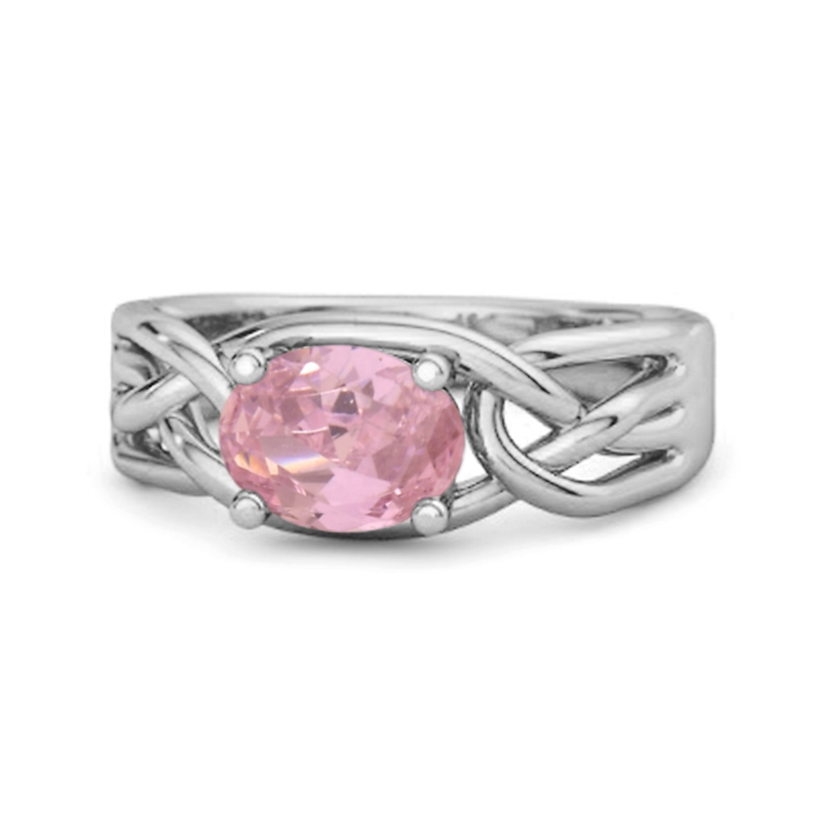 Pink Zirconia ring