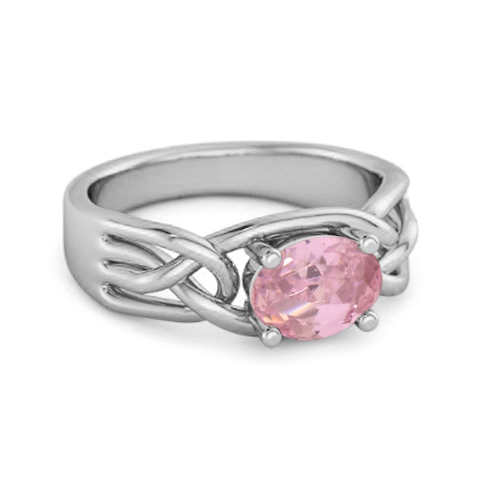 Pink Zirconia ring