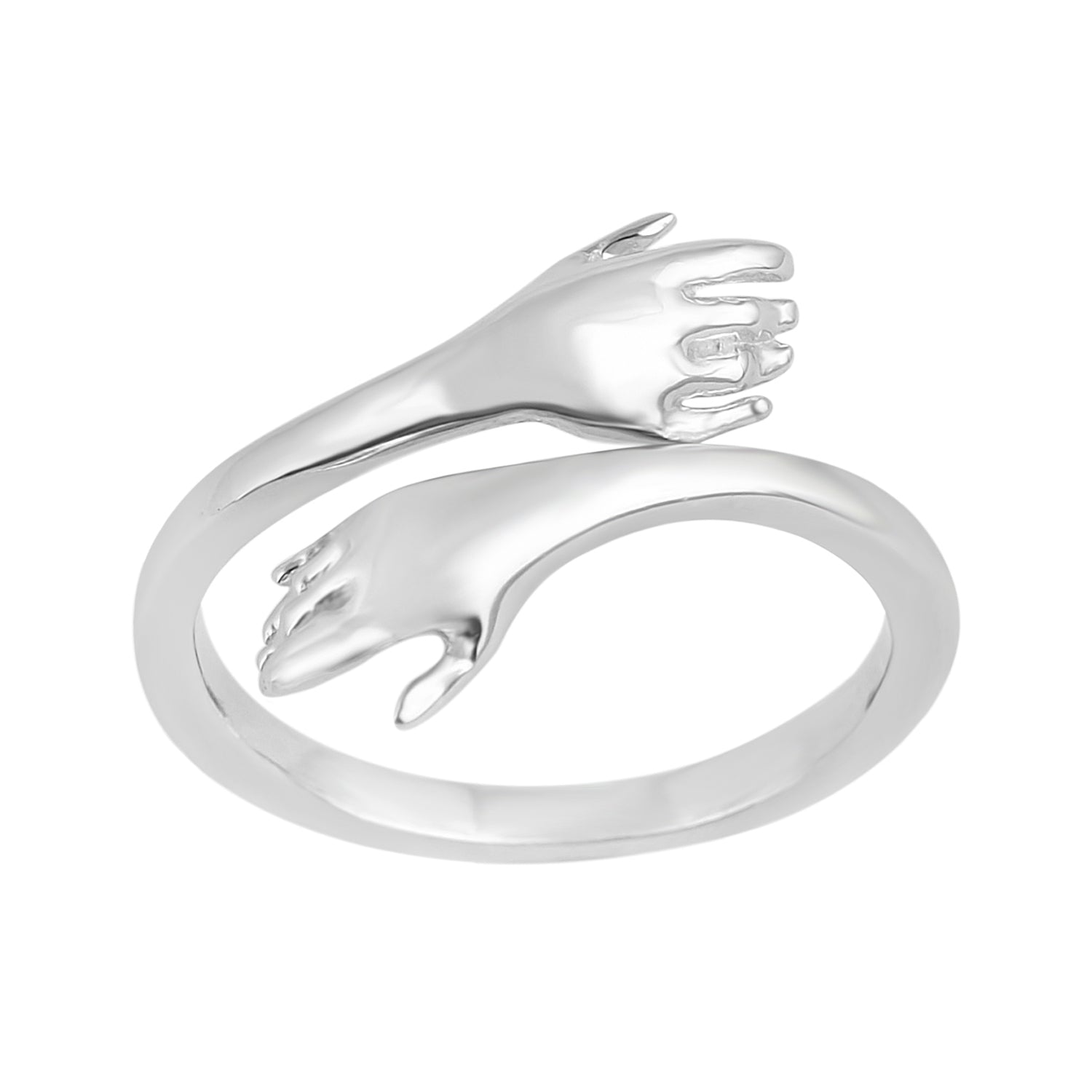 Hug Ring – Sterling Silver