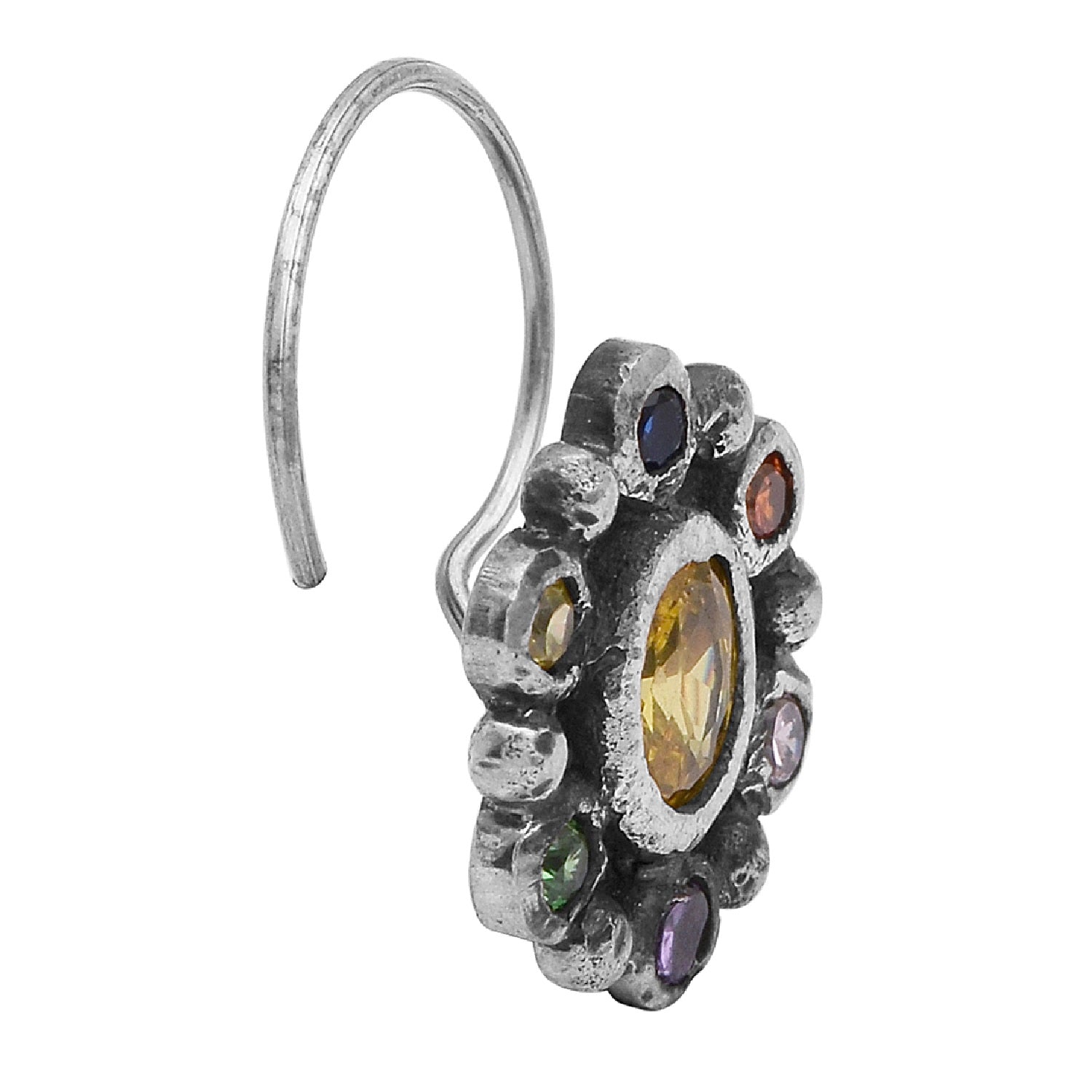 silver nose pin